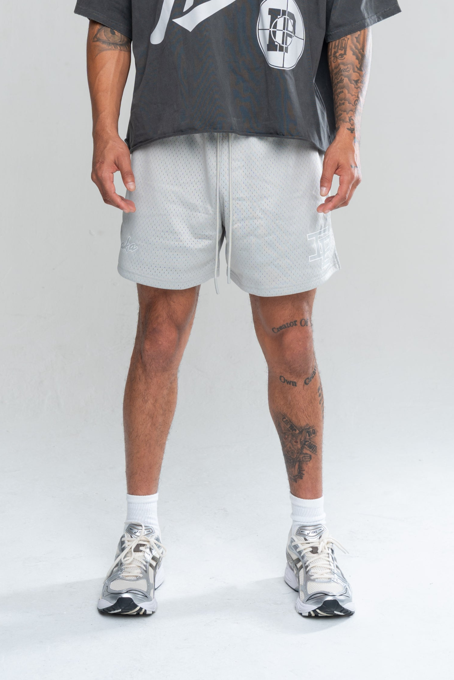CLASSIC MESH SHORTS - GREY