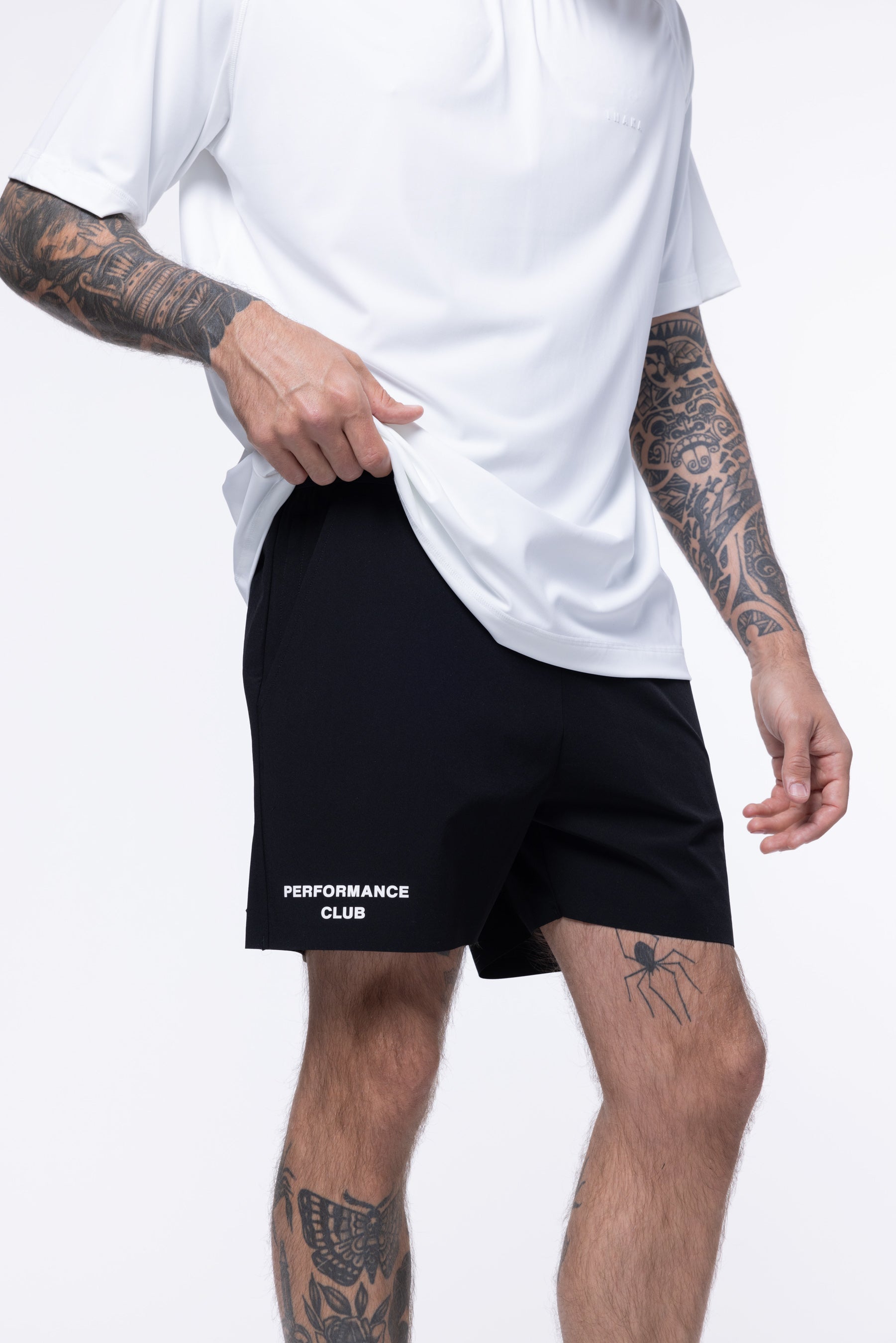 PERFORMANCE CLUB SHORTS - BLACK