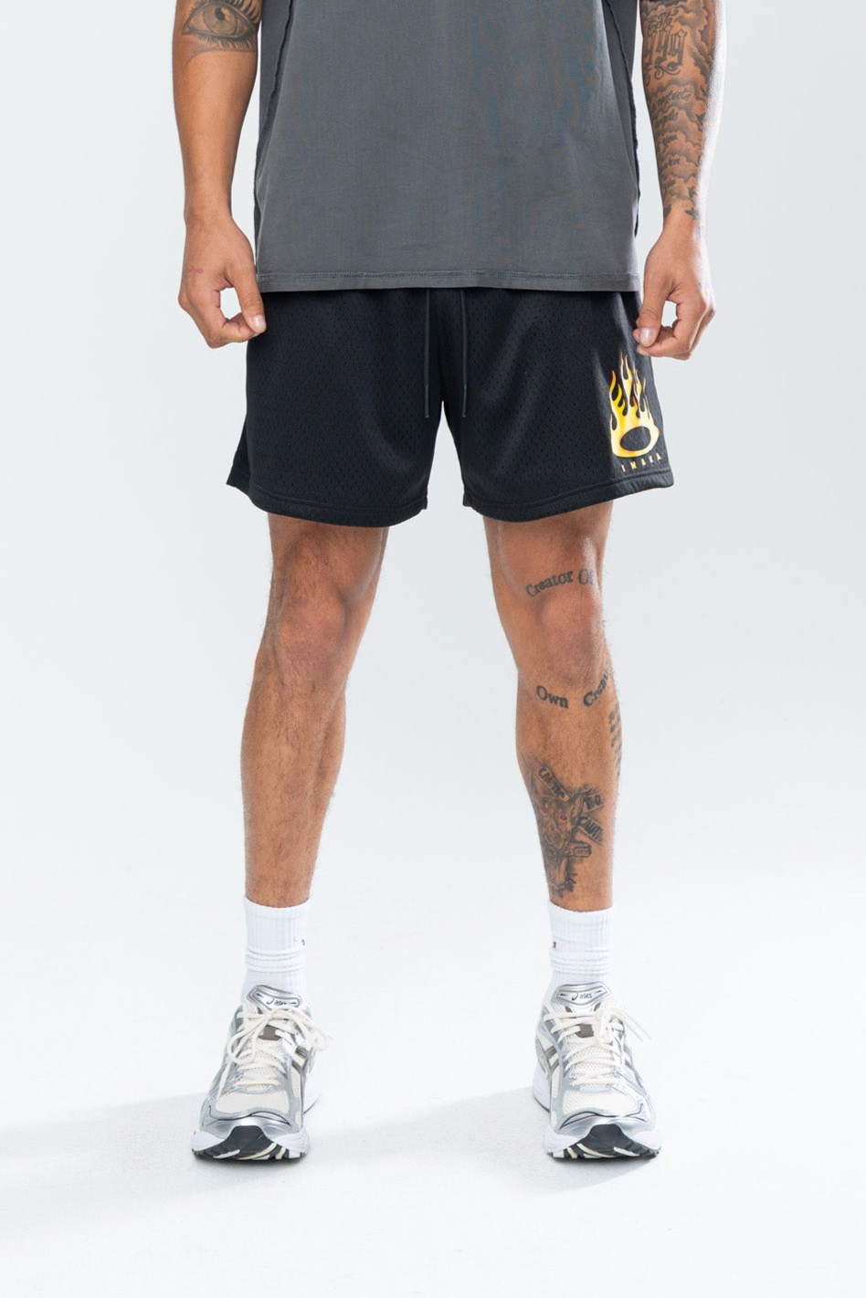 FURY MESH SHORTS - BLACK