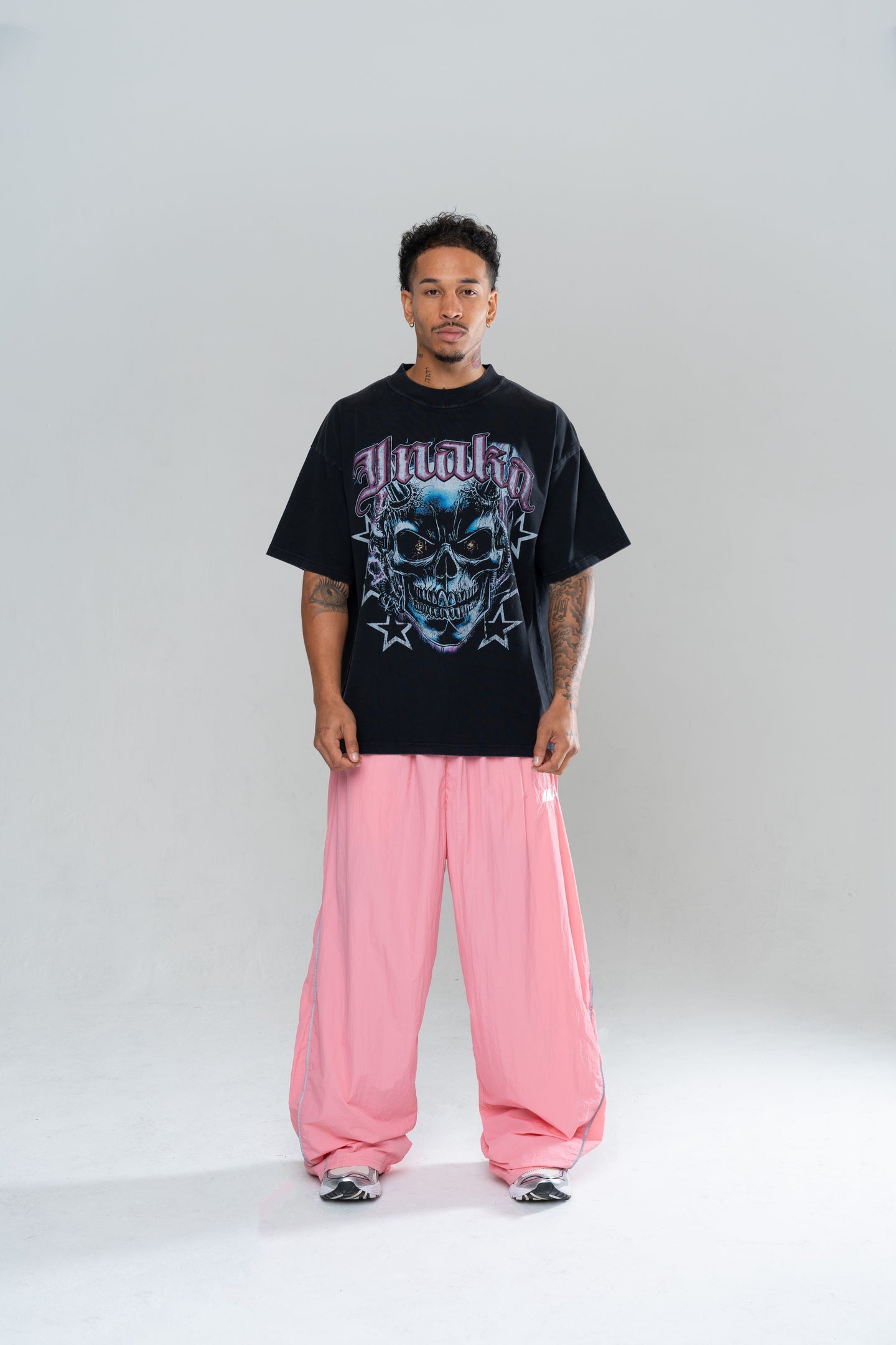 ICONIC BAGGY TRACKPANTS - PINK