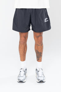 SPORTSWEAR NYLON SHORTS - BLACK