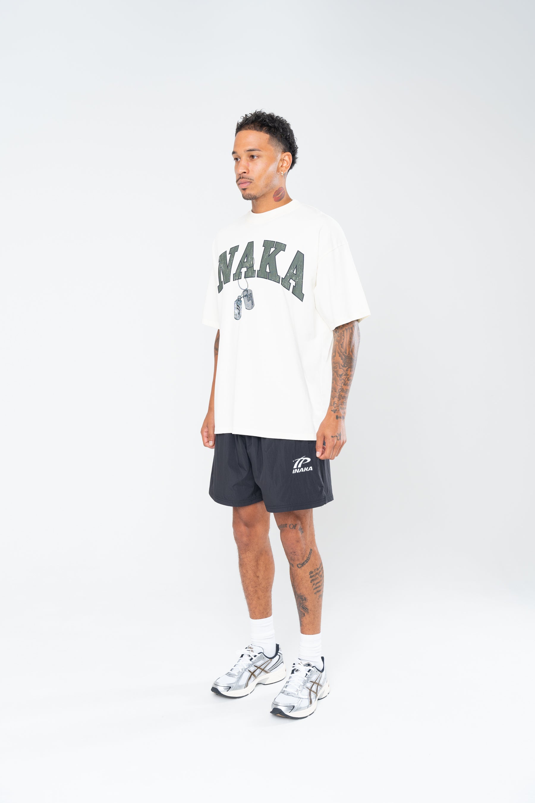 SPORTSWEAR NYLON SHORTS - BLACK
