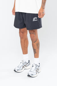 SPORTSWEAR NYLON SHORTS - BLACK