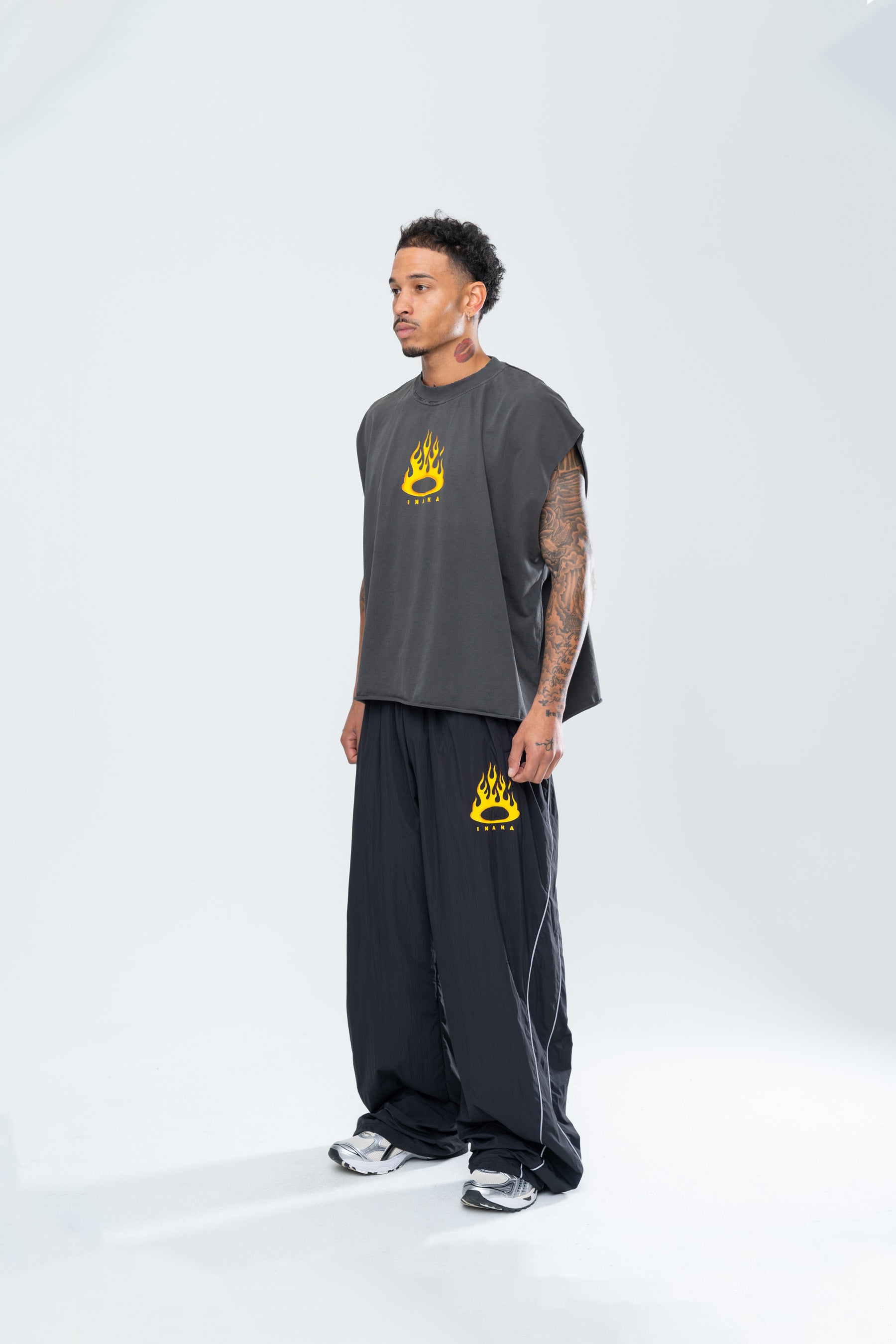 FURY CUTOFF TEE - VINTAGE BLACK