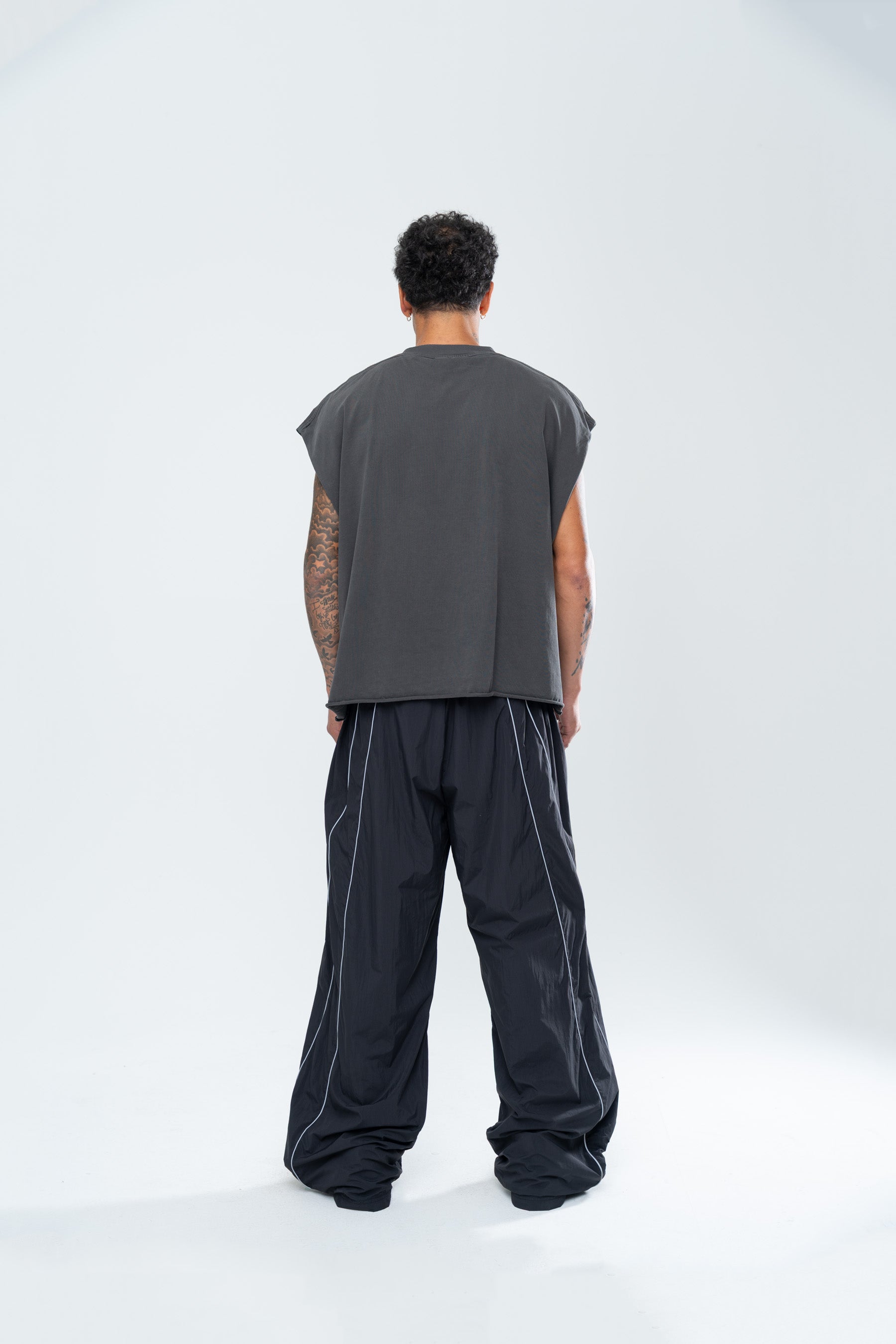 FURY CUTOFF TEE - VINTAGE BLACK