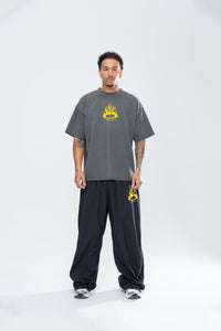 FURY BAGGY TRACKPANTS - BLACK