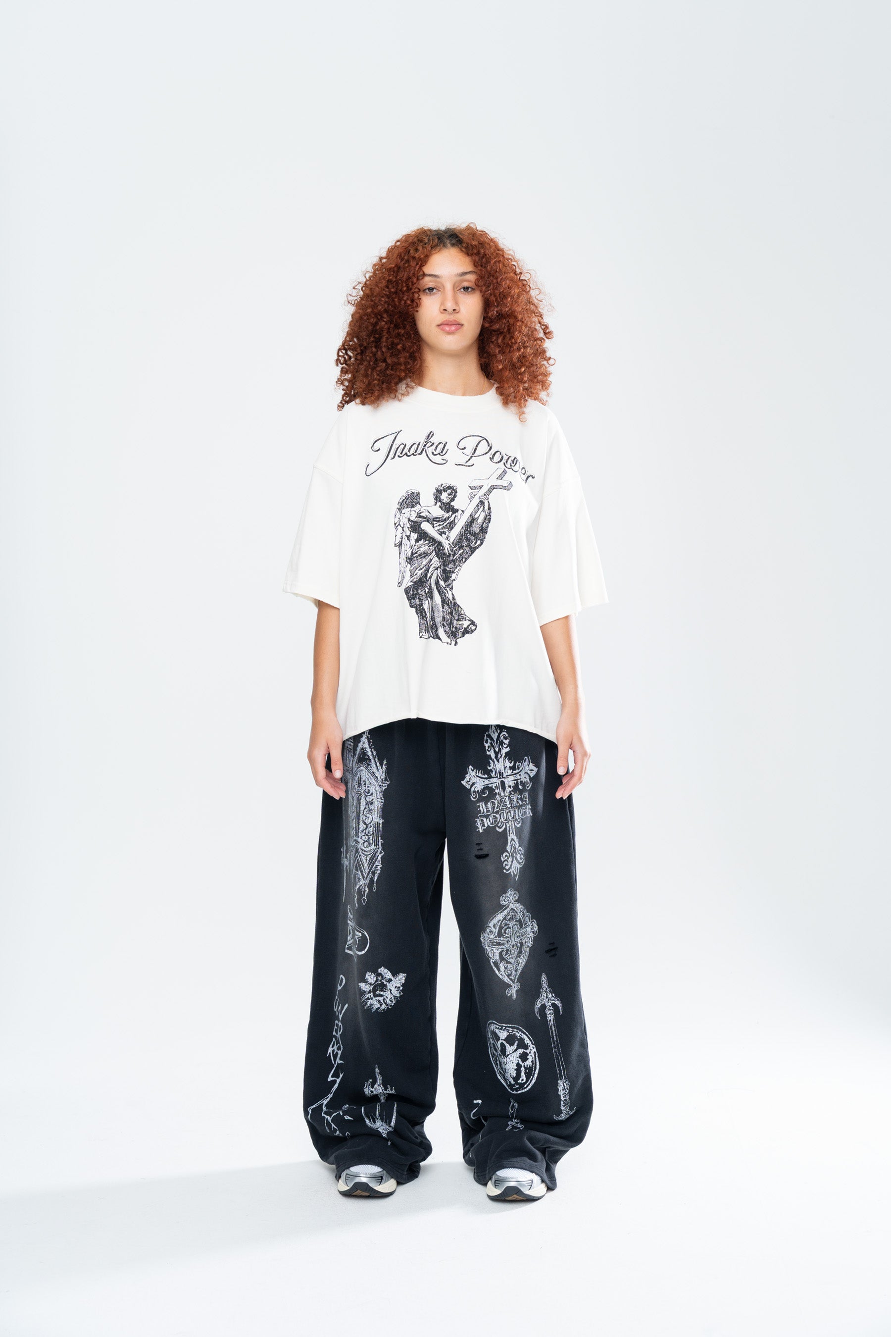 SACRED CROPPED TEE - CREAM