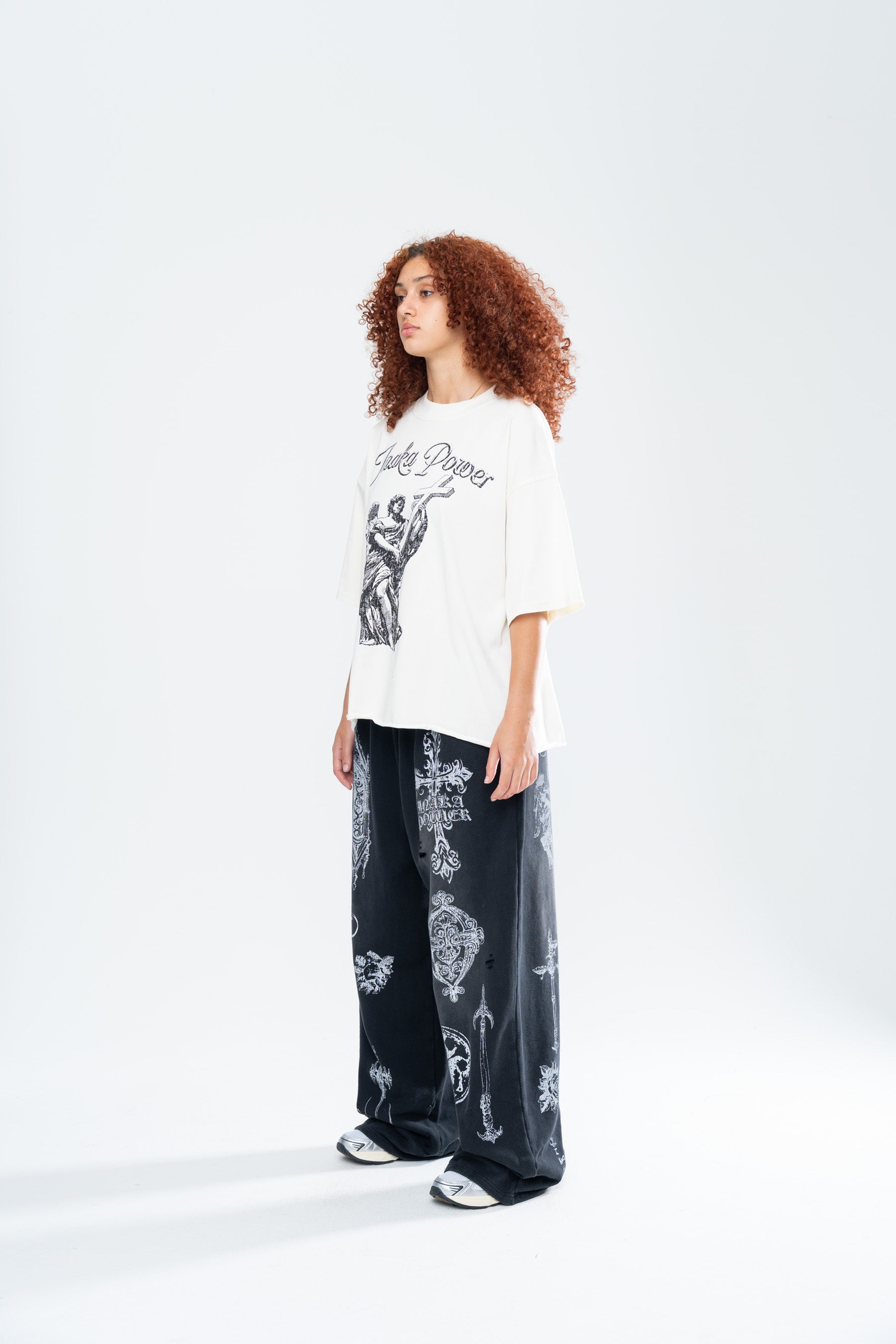 SACRED CROPPED TEE - CREAM