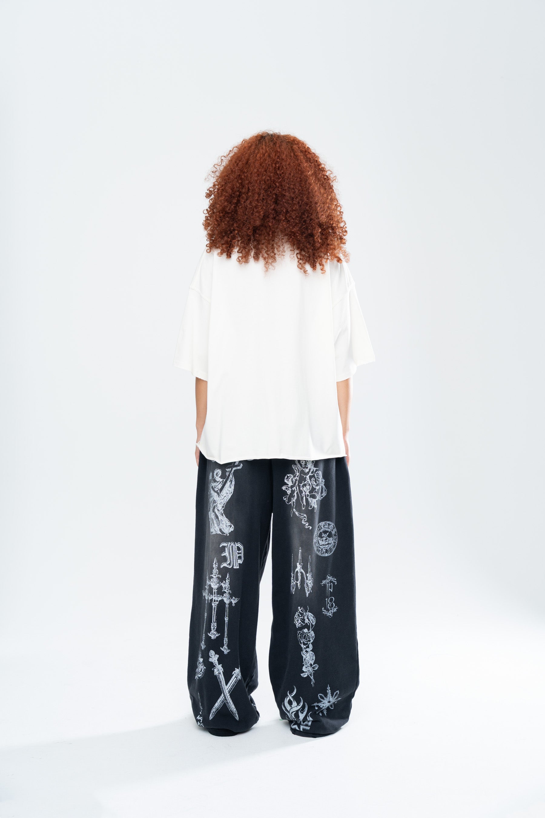 SACRED CROPPED TEE - CREAM