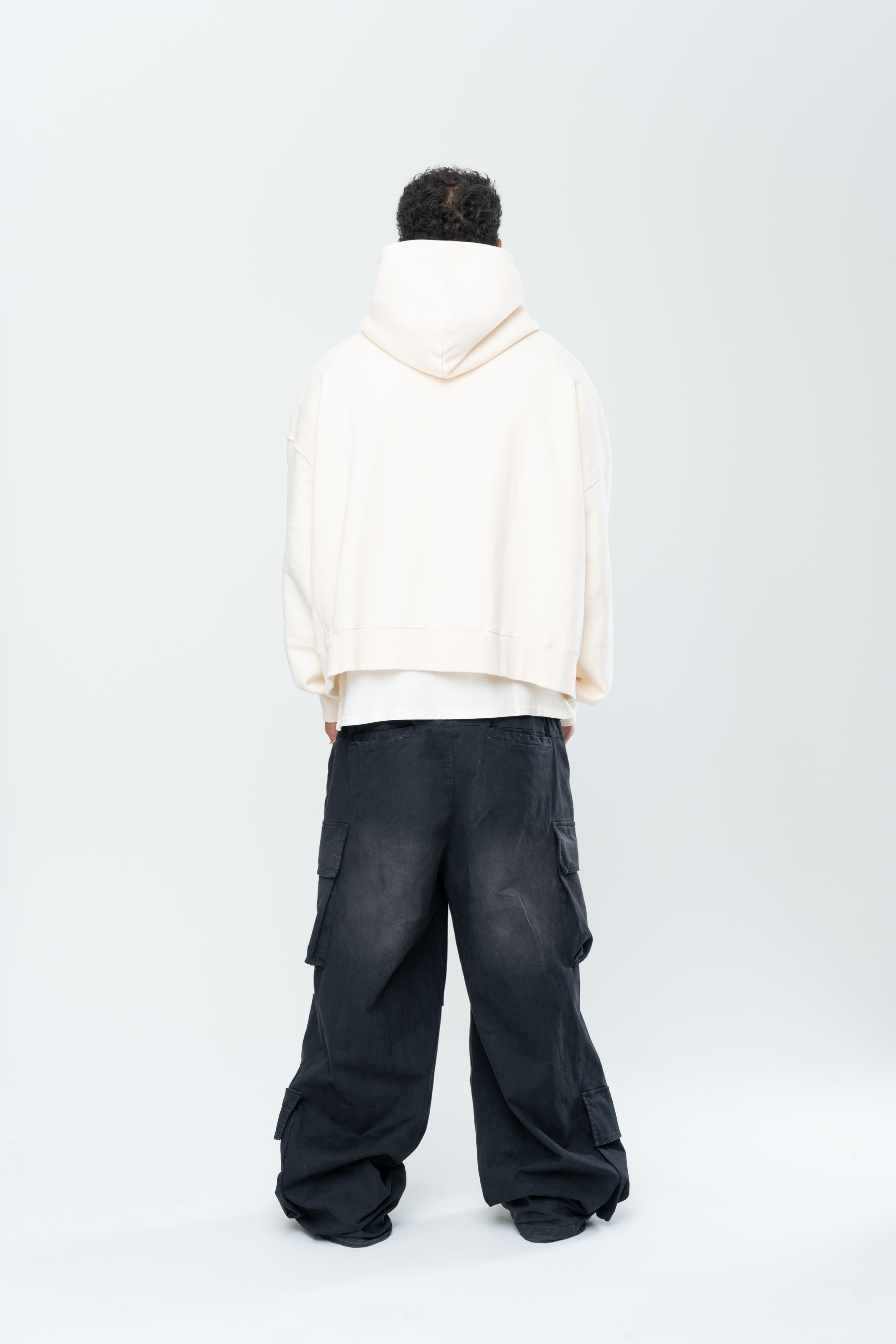 SPORTSWEAR DOUBLE ZIP HOODIE - BEIGE