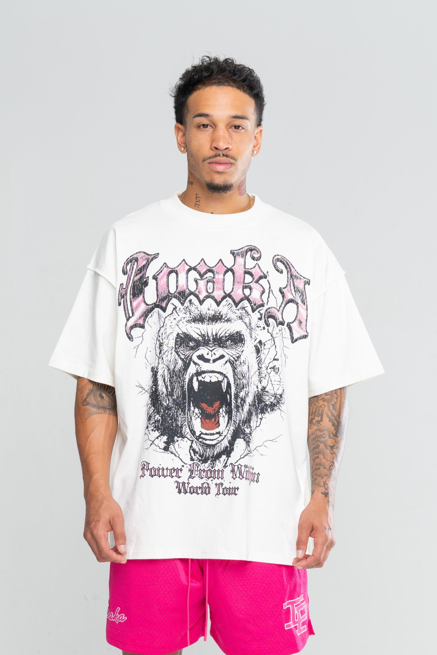 RAMPAGE REVERSE TEE - CREAM