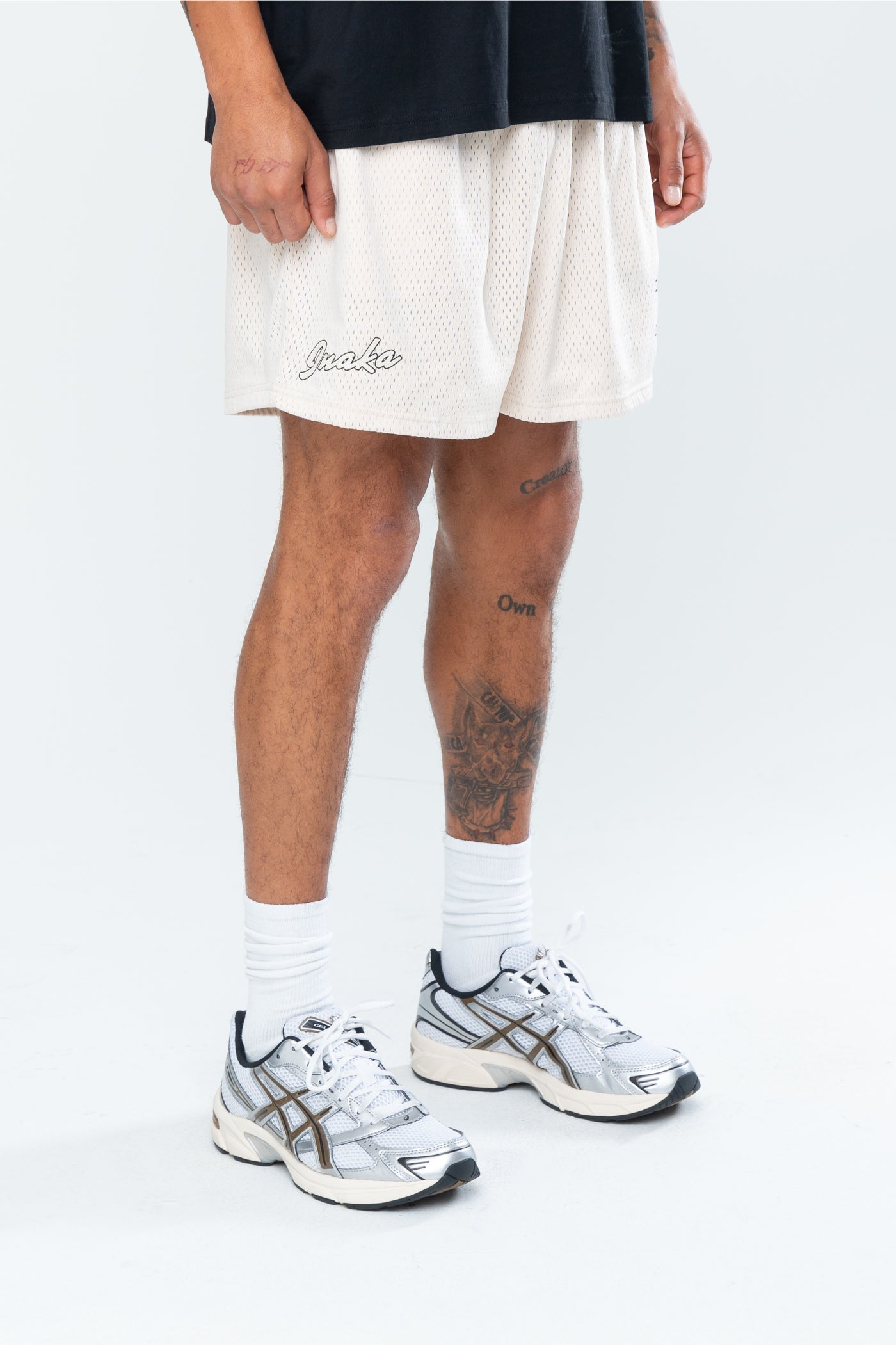 CLASSIC MESH SHORTS - CREAM