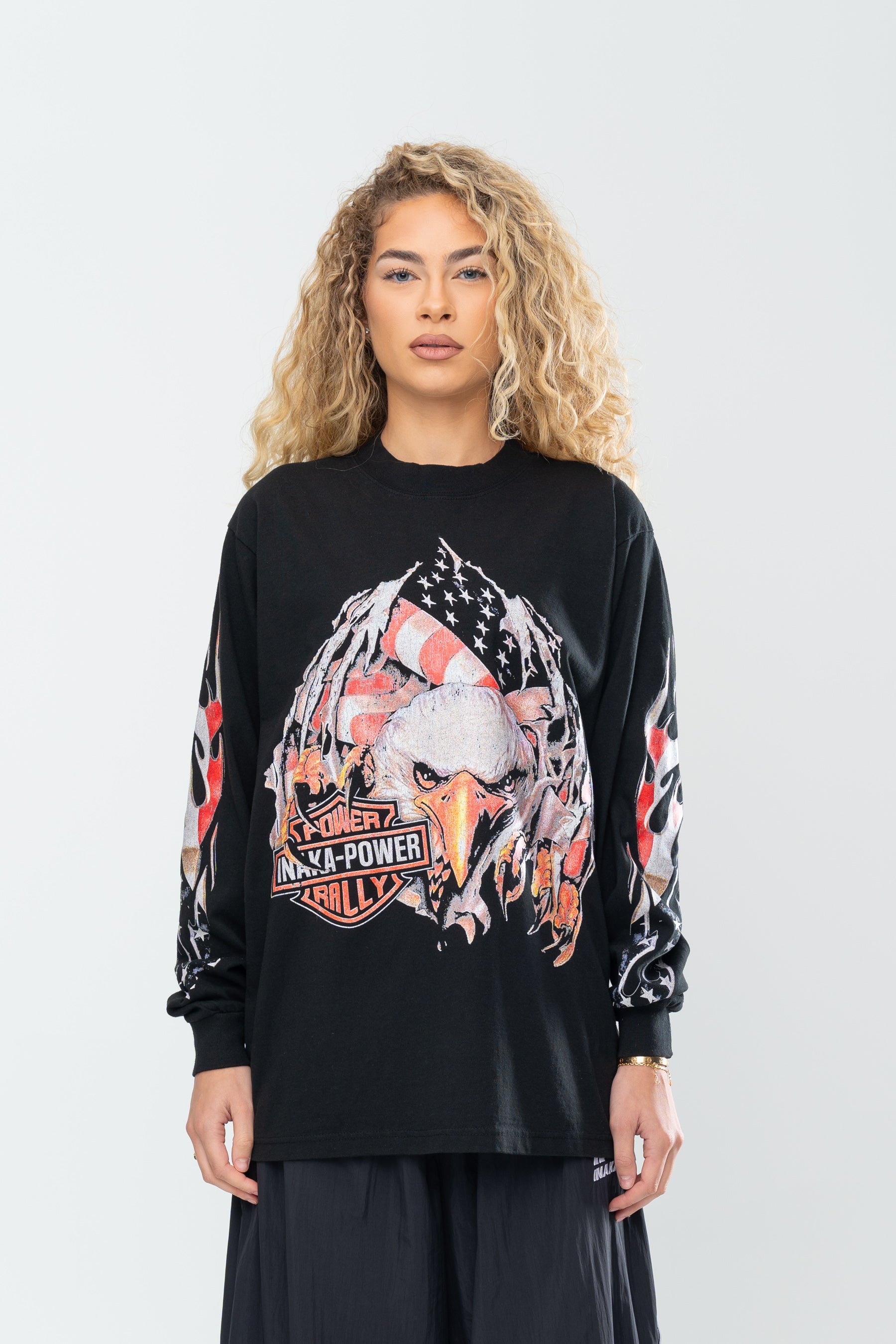 INAKA AMERICANA LONG SLEEVE - BLACK