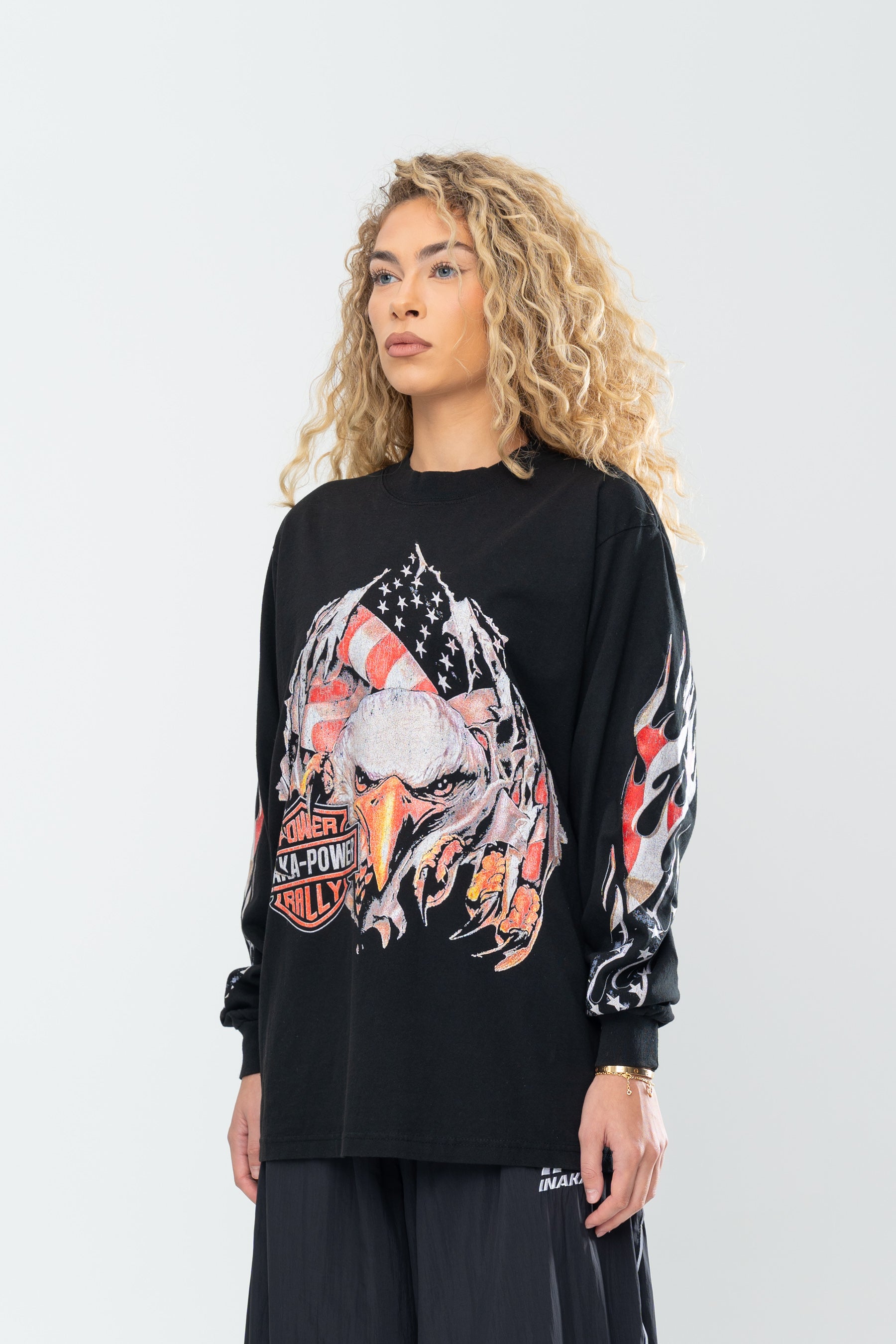 INAKA AMERICANA LONG SLEEVE - BLACK