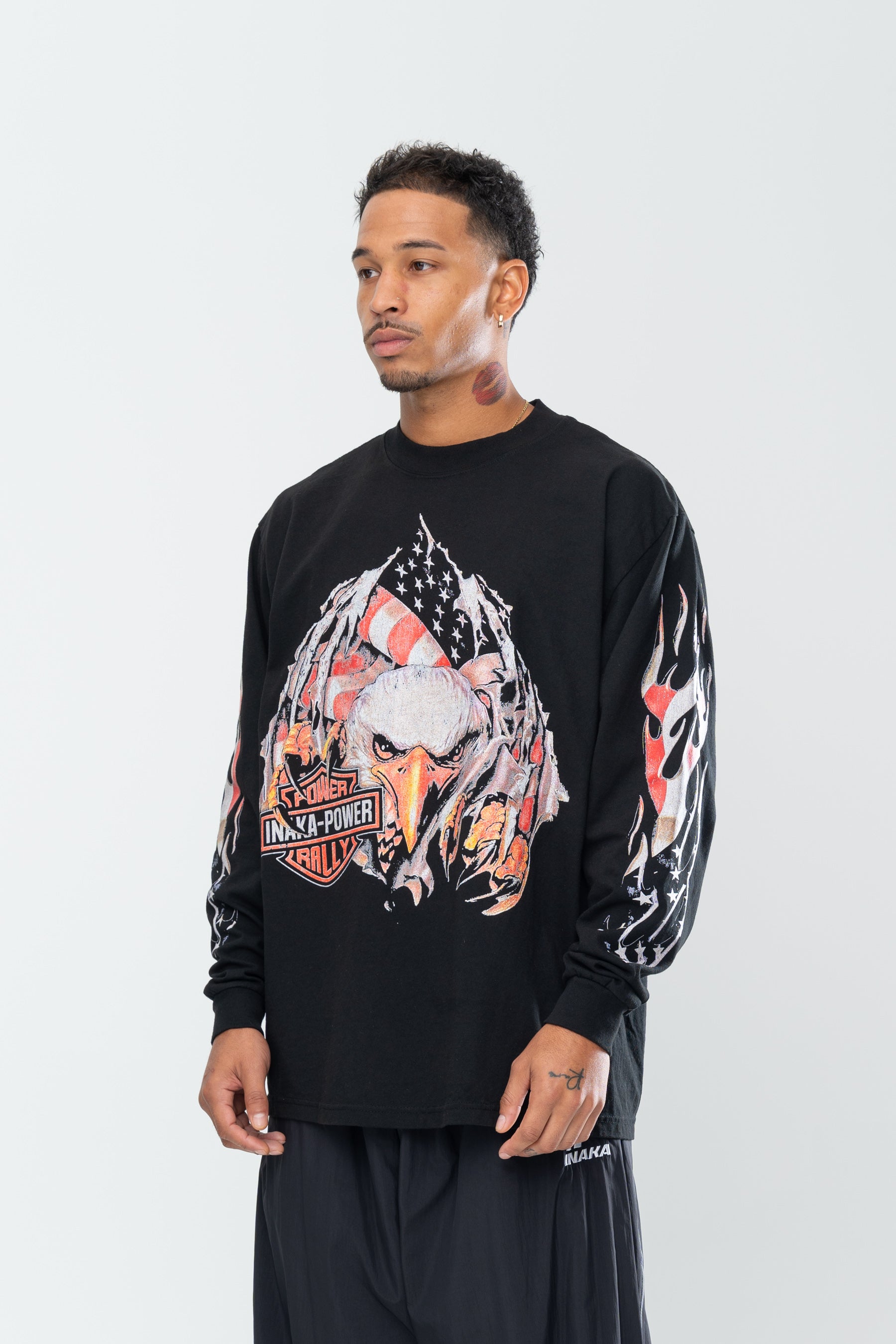 INAKA AMERICANA LONG SLEEVE - BLACK