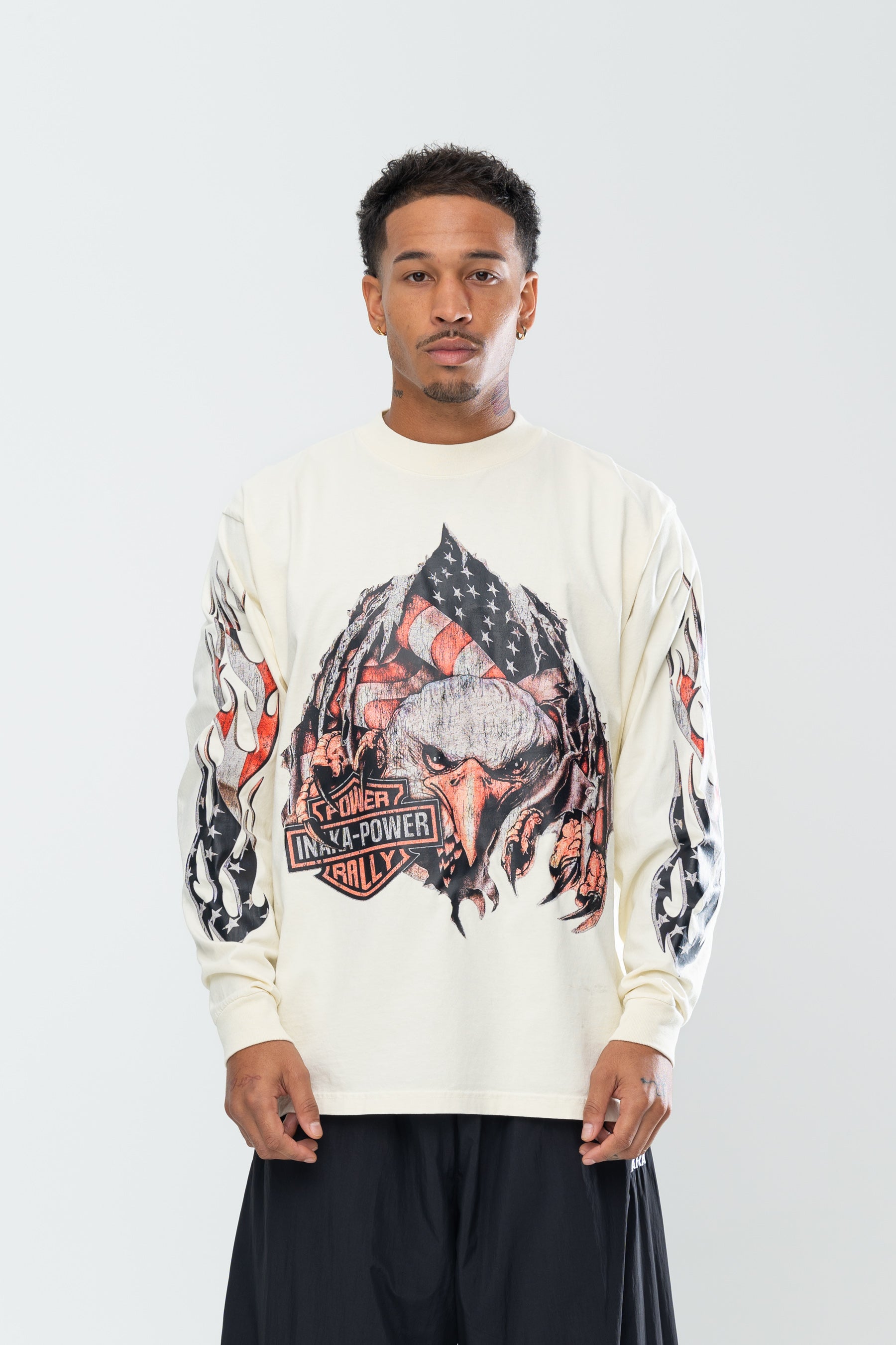 INAKA AMERICANA LONG SLEEVE - CREAM