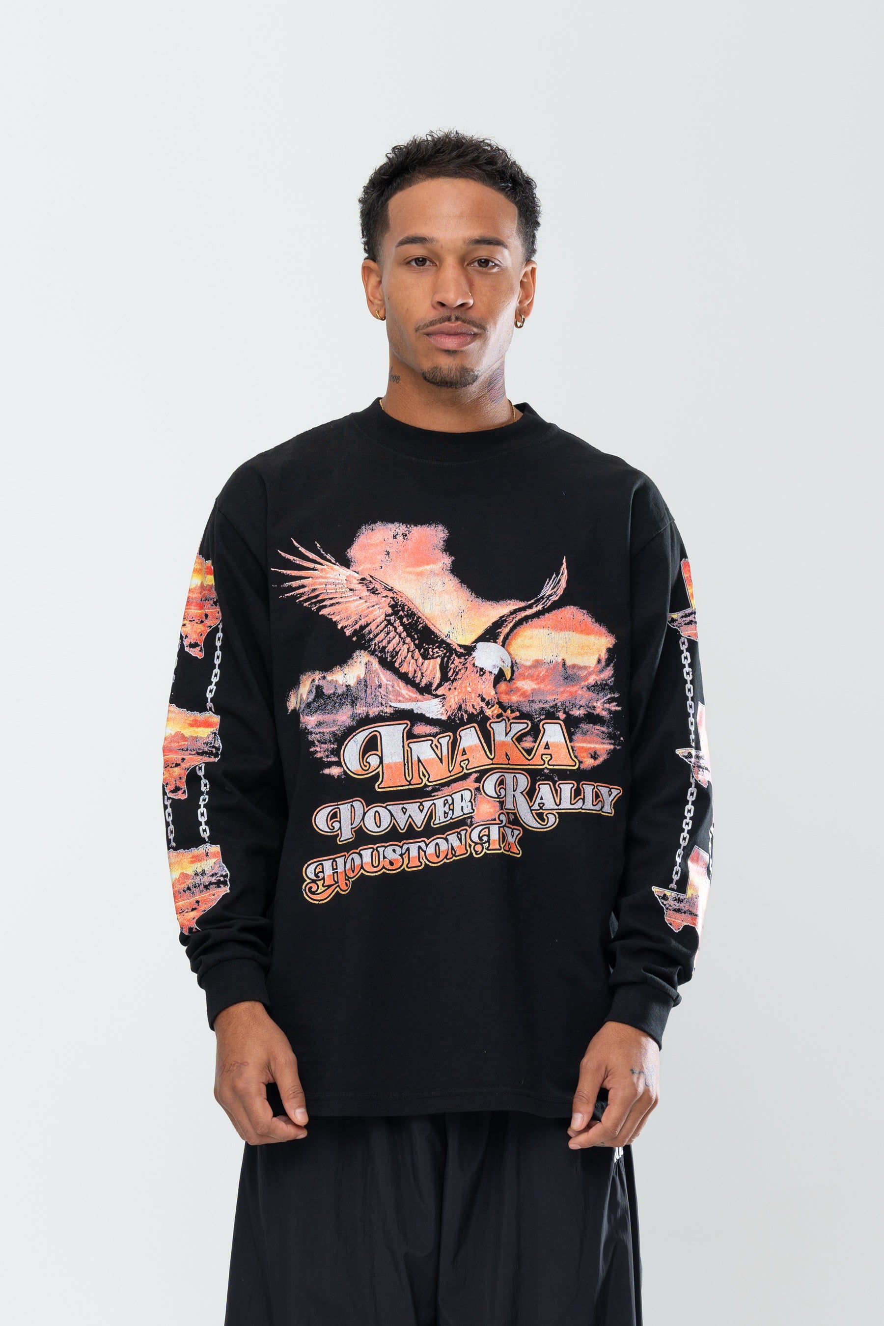 INAKA OUTLAWS LONG SLEEVE - BLACK