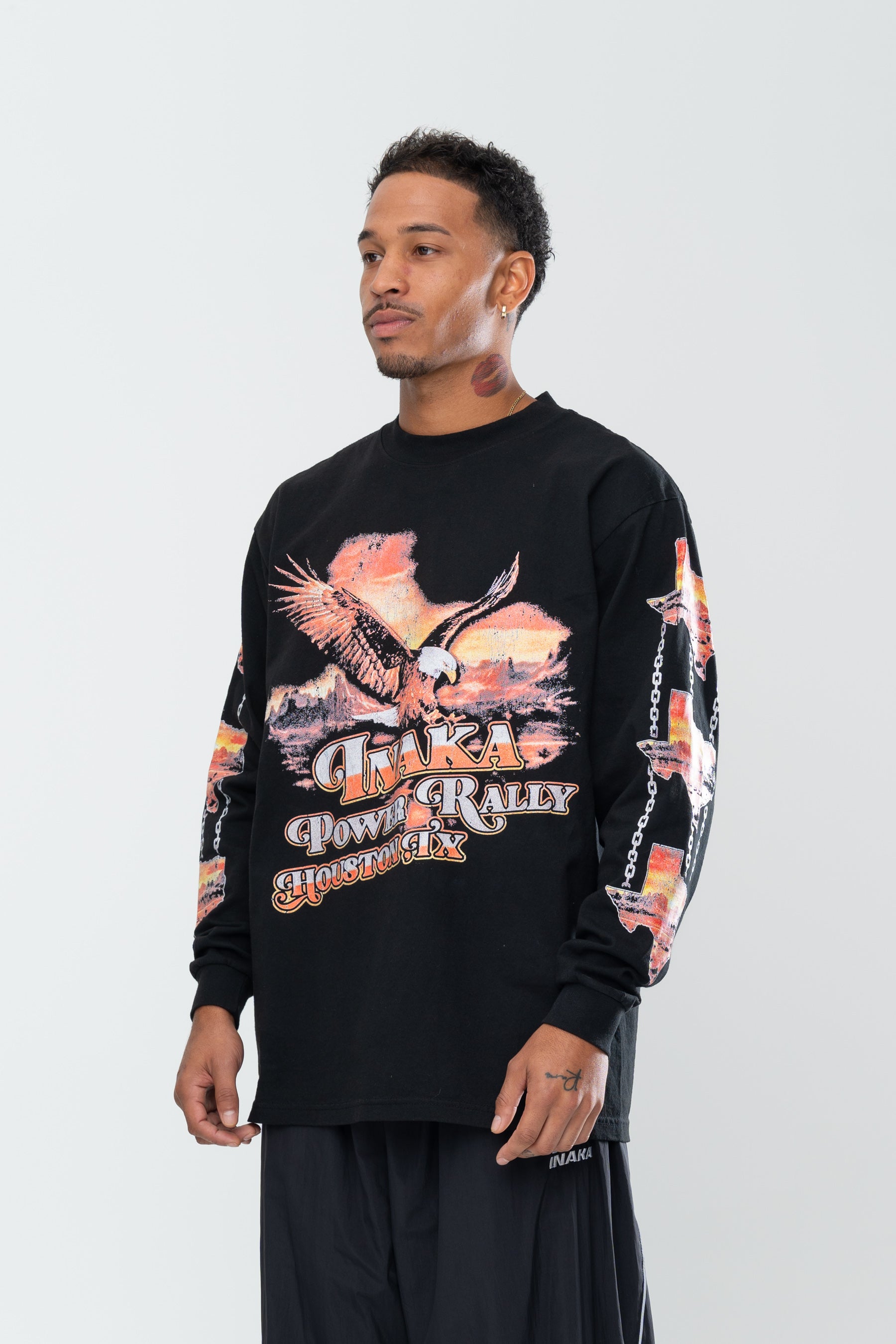 INAKA OUTLAWS LONG SLEEVE - BLACK