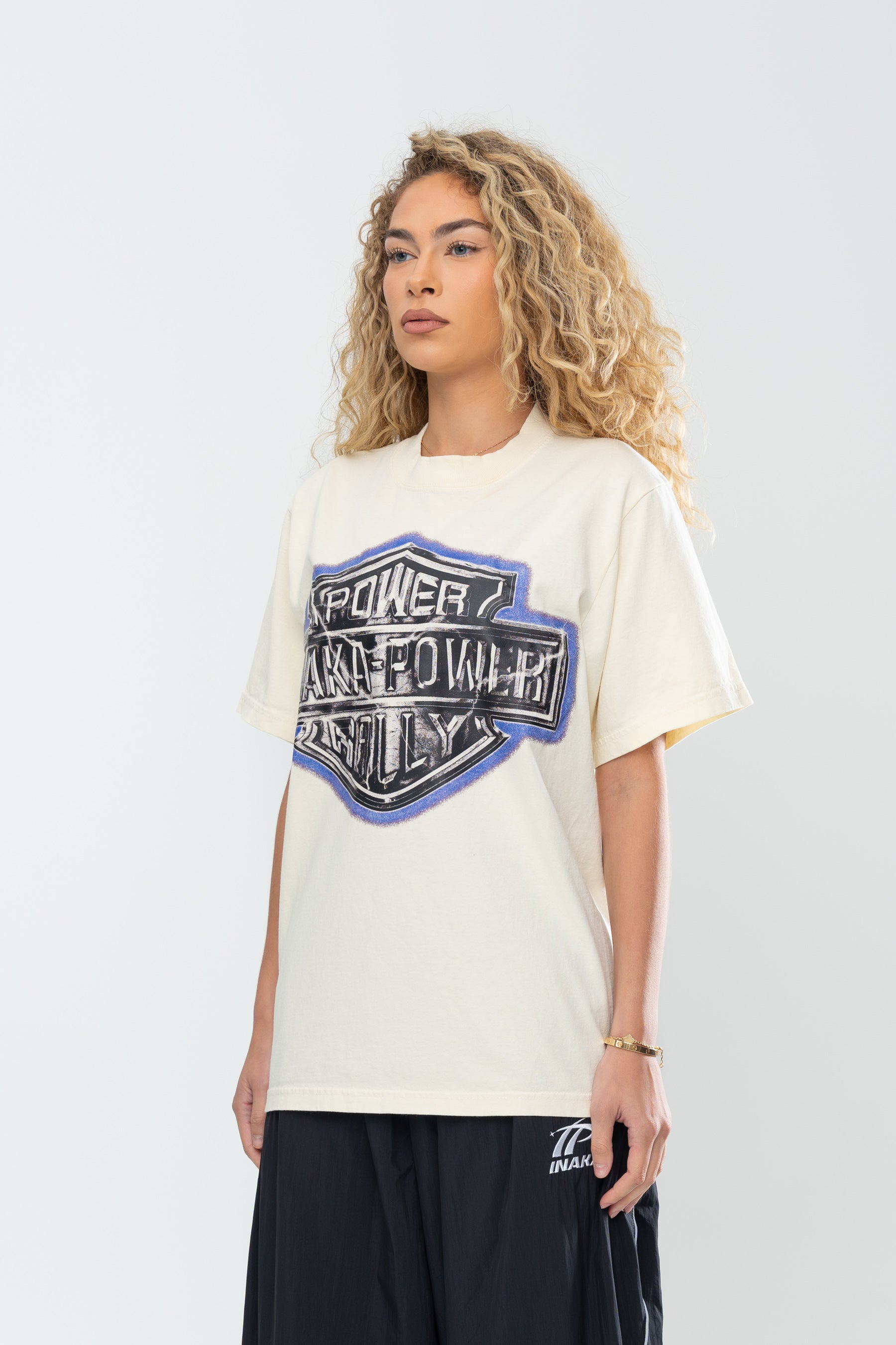 INAKA POWER RALLY TEE - CREAM