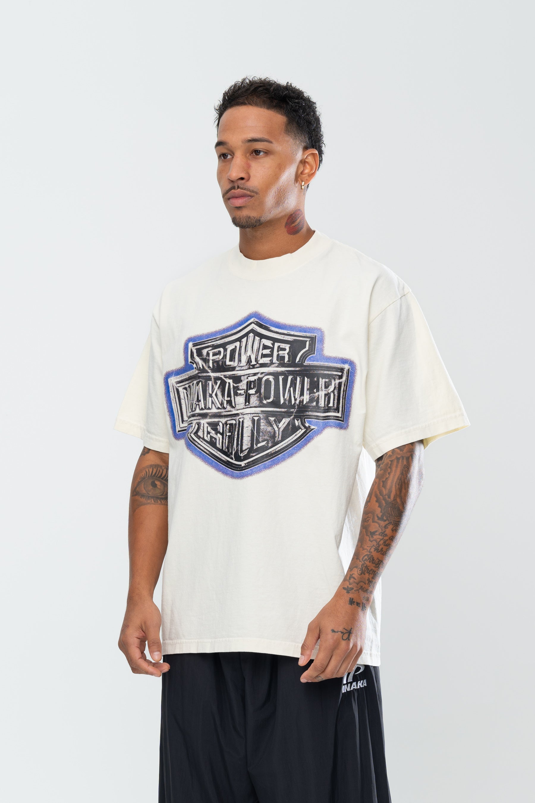 INAKA POWER RALLY TEE - CREAM