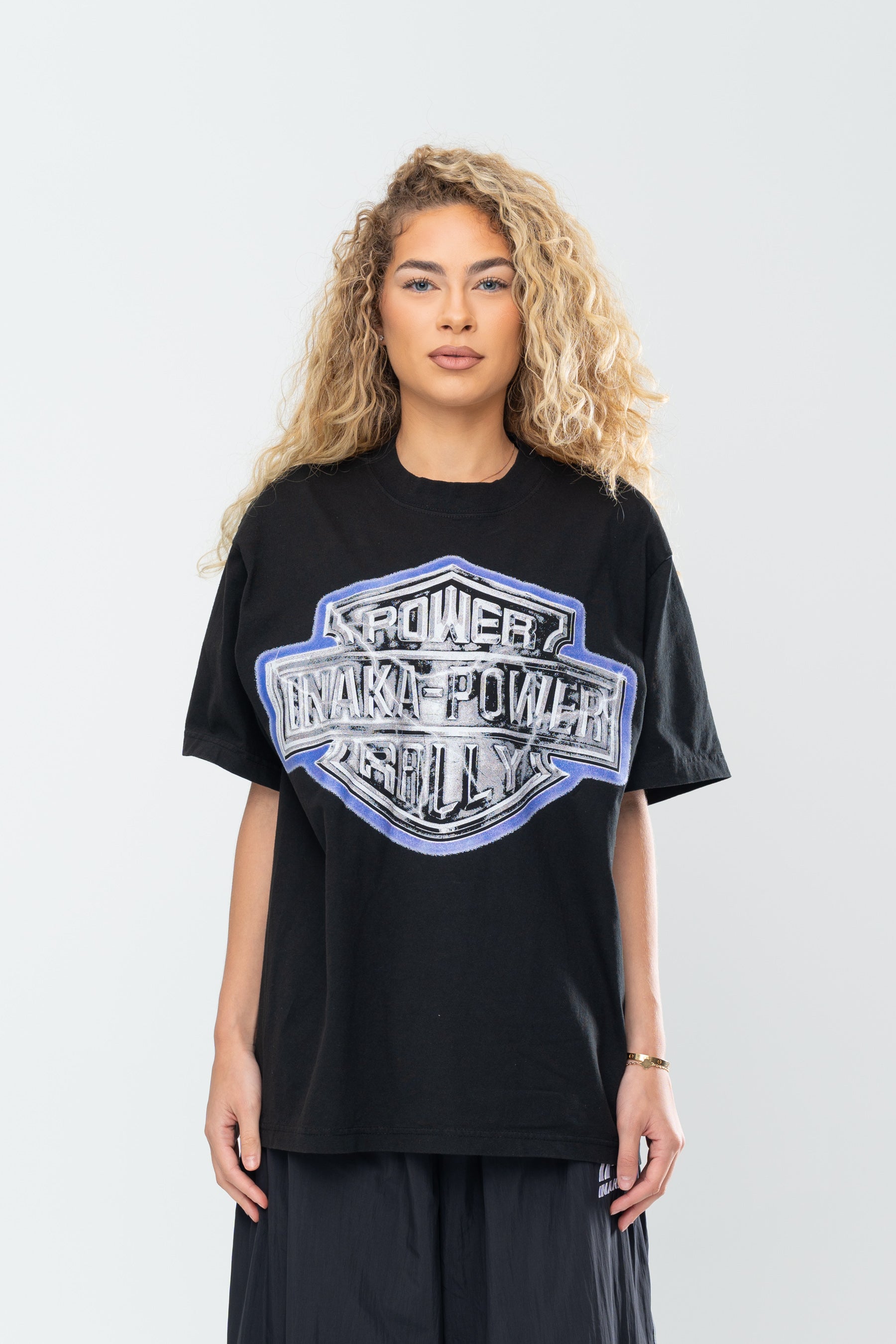 INAKA POWER RALLY TEE - BLACK