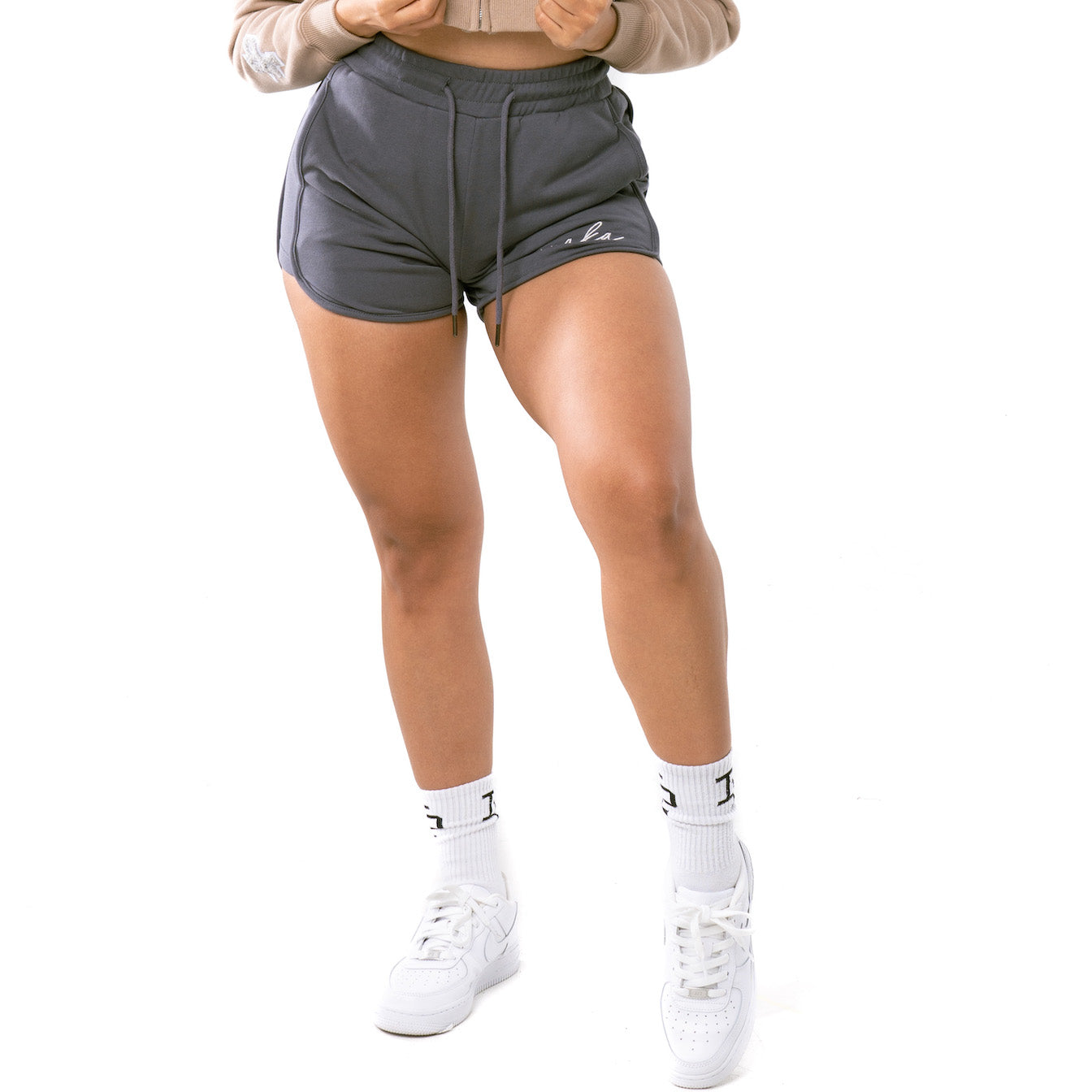 Women's Cotton Shorts - Slate Blue