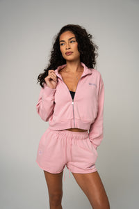 WOMEN'S FLEECE ZIP-UP - PINK