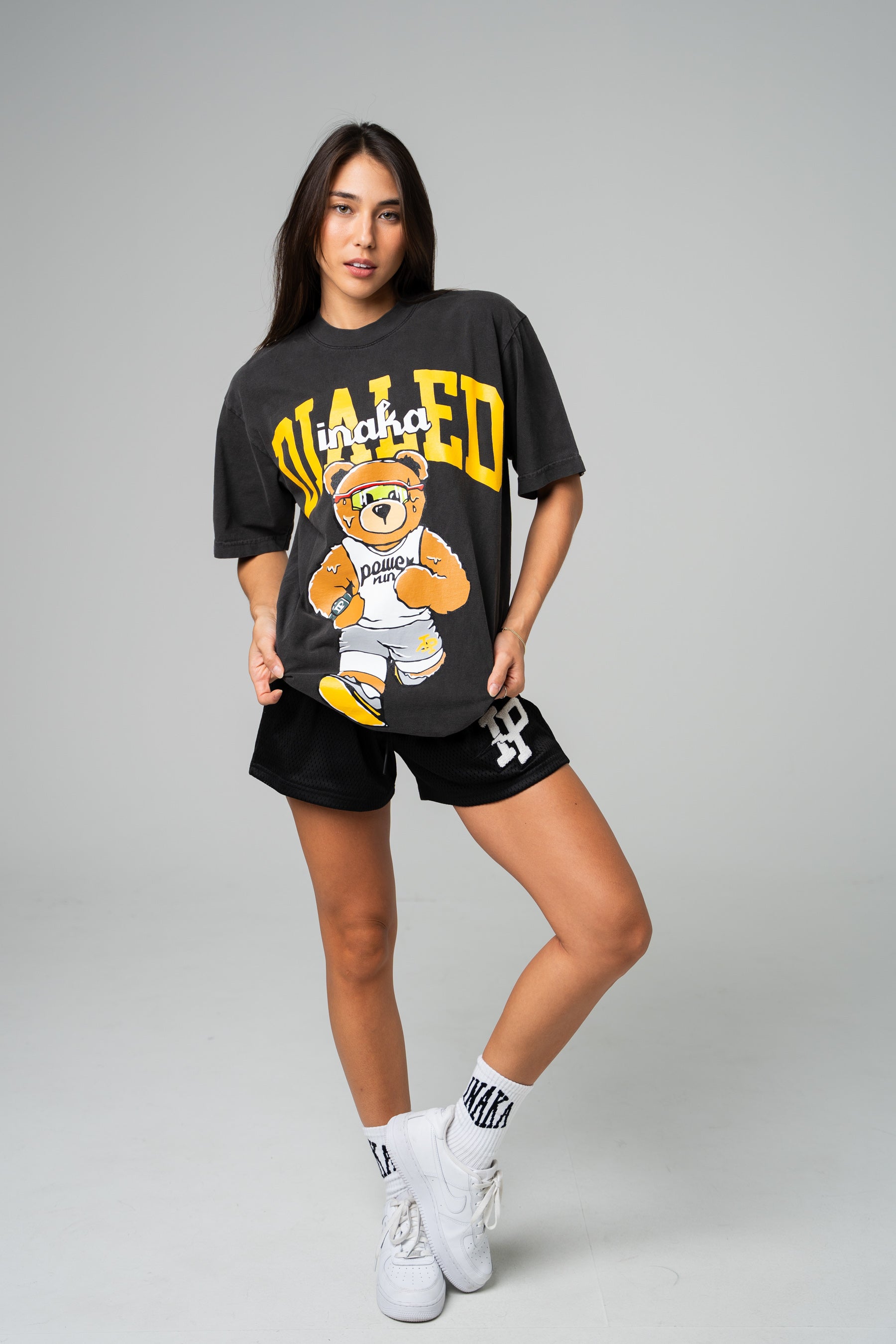 Dialed Teddy Tee - Vintage Black
