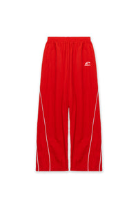 SPORTSWEAR BAGGY TRACK PANTS - RED