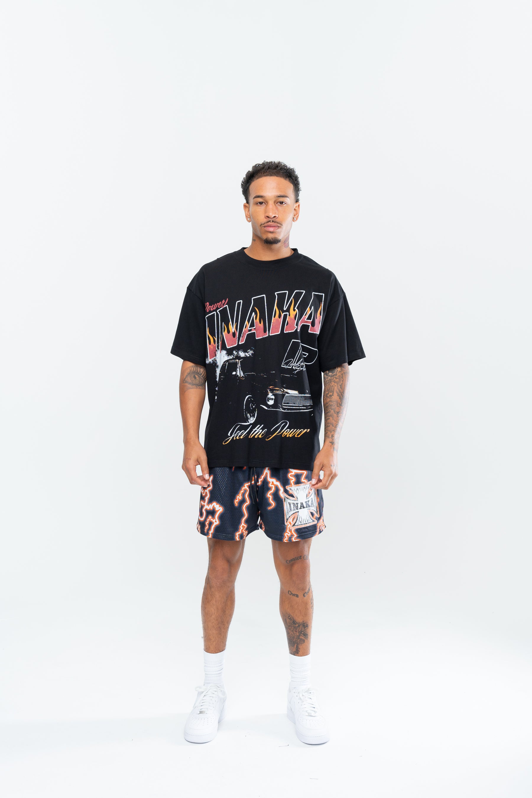 THUNDERSTRUCK MESH SHORTS - GOLD