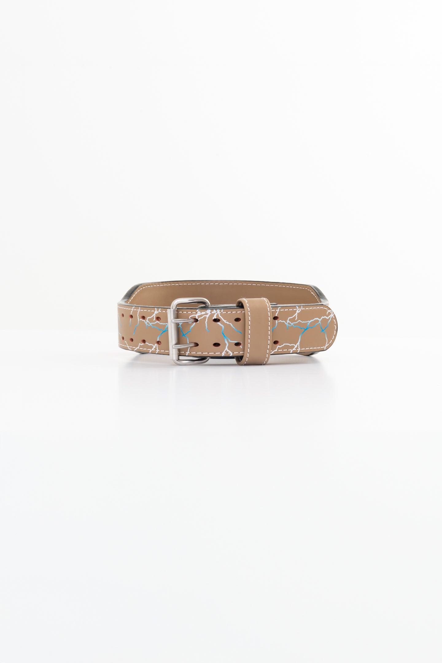 10MM BELT - BROWN LIGHTNING