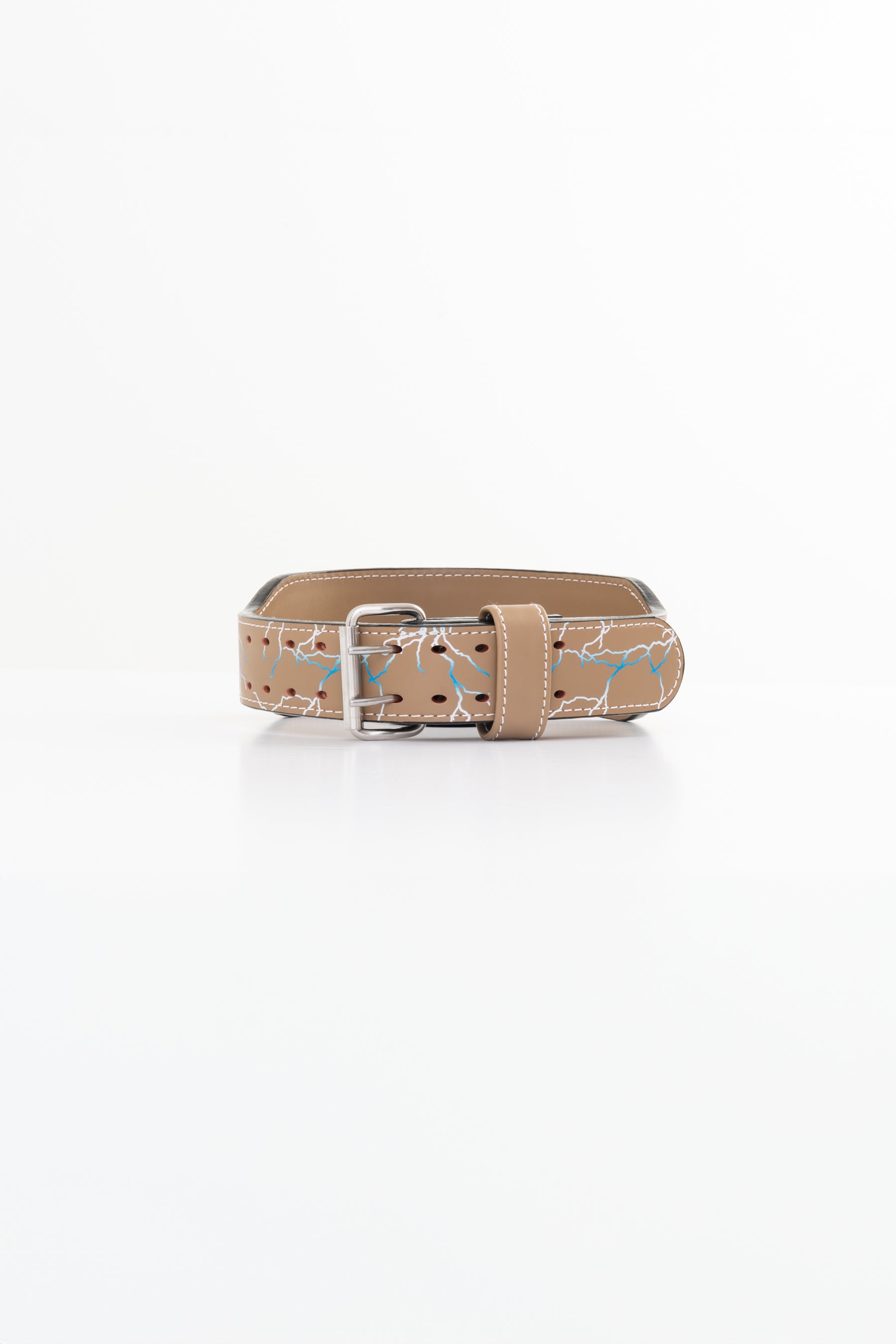 10MM BELT - BROWN LIGHTNING