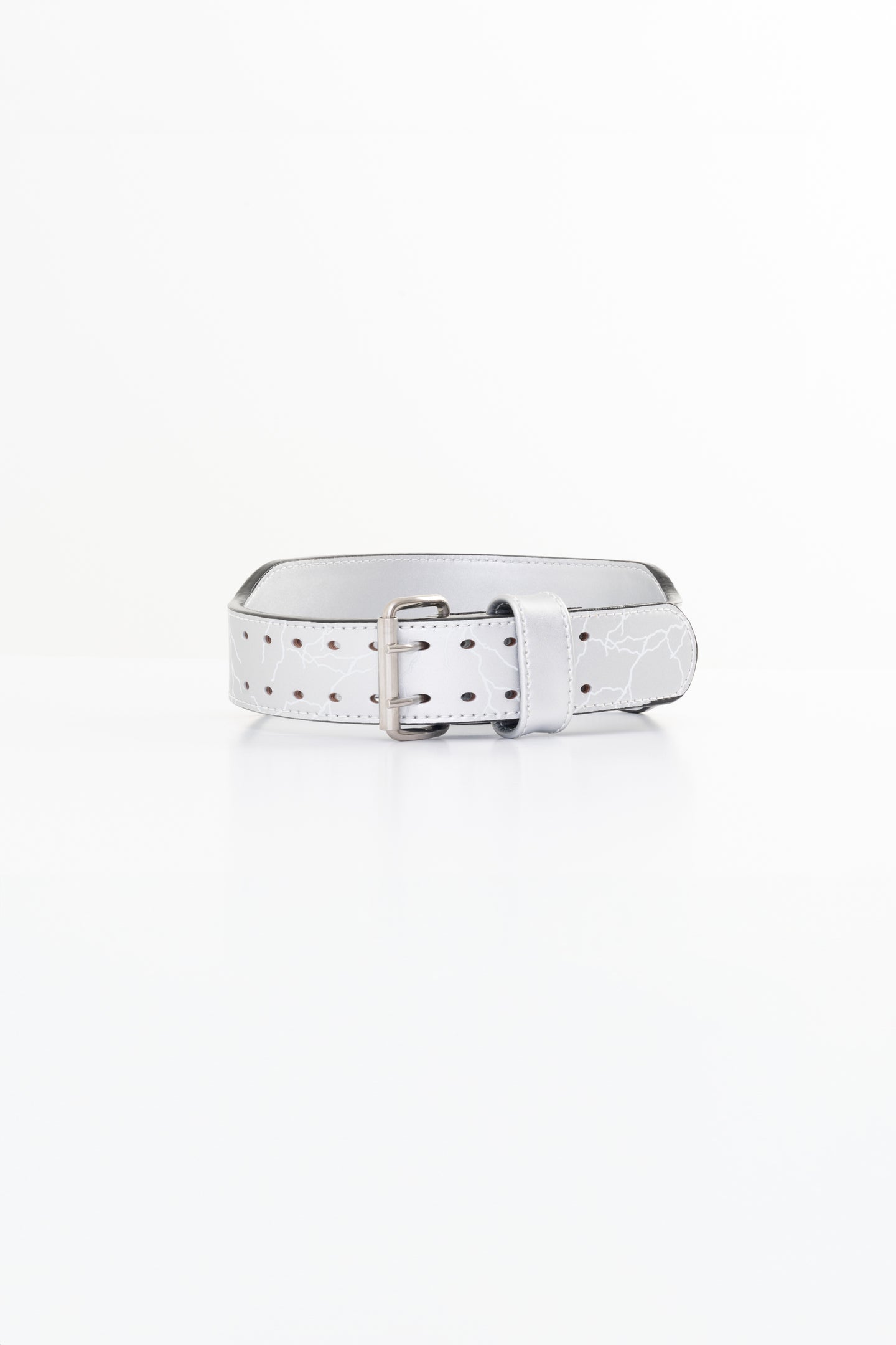 10MM BELT - SILVER LIGHTNING