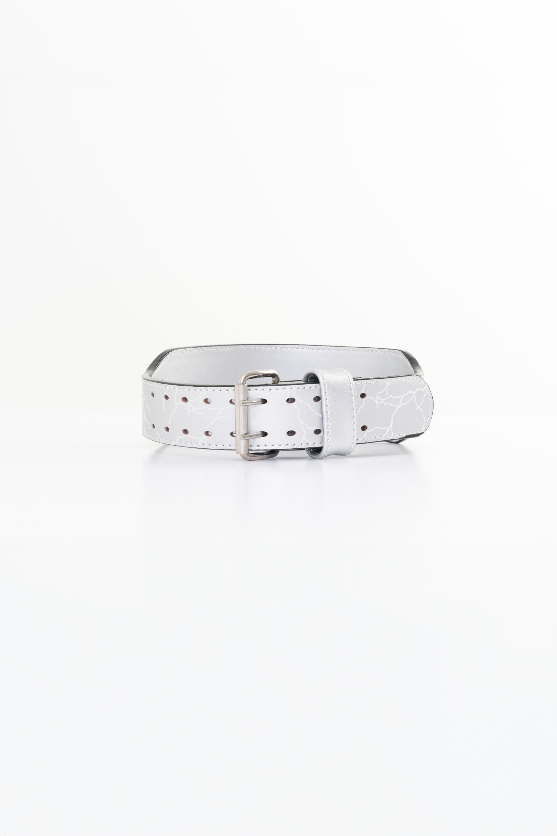 10MM BELT - SILVER LIGHTNING