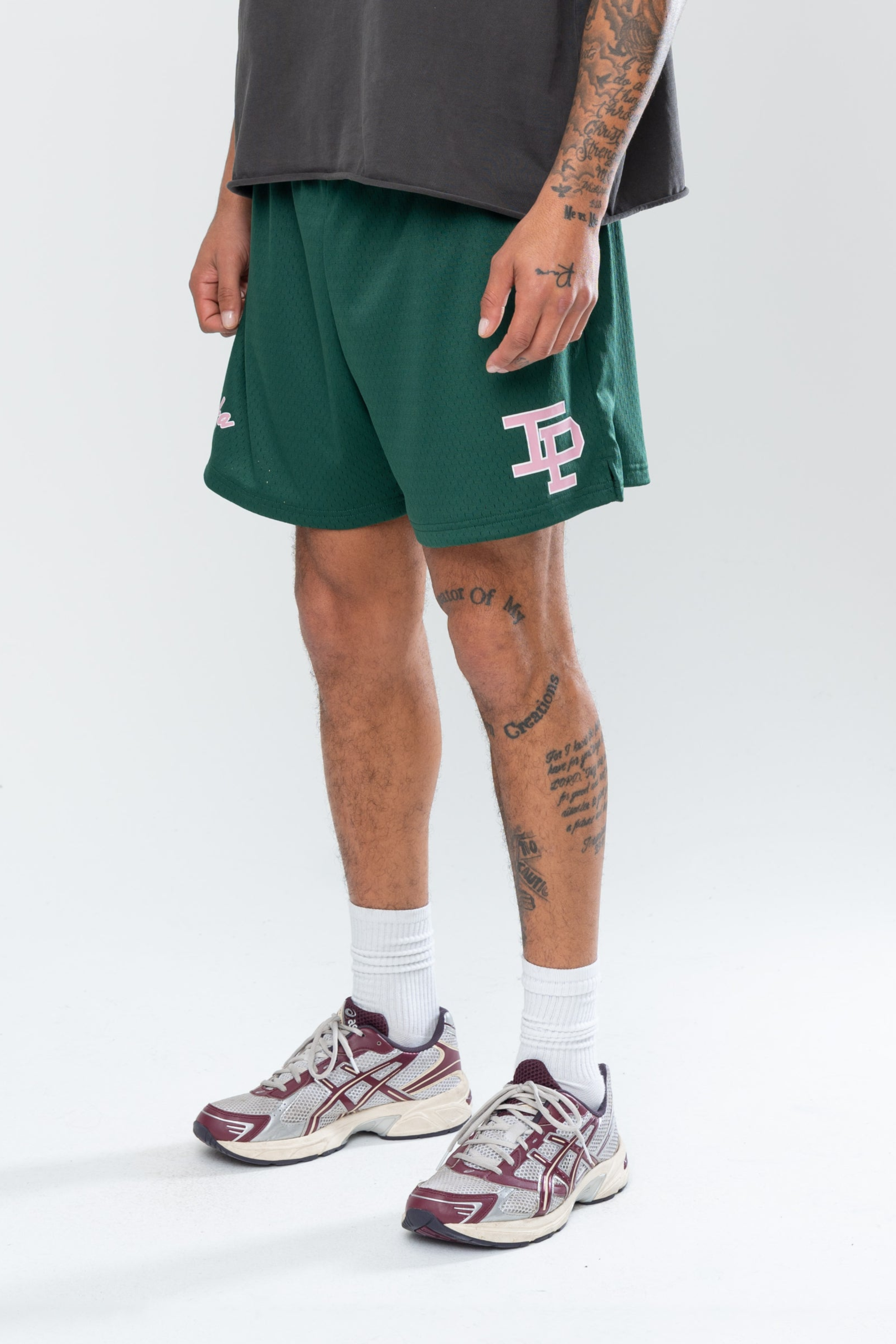 CLASSIC MESH SHORTS - FOREST GREEN