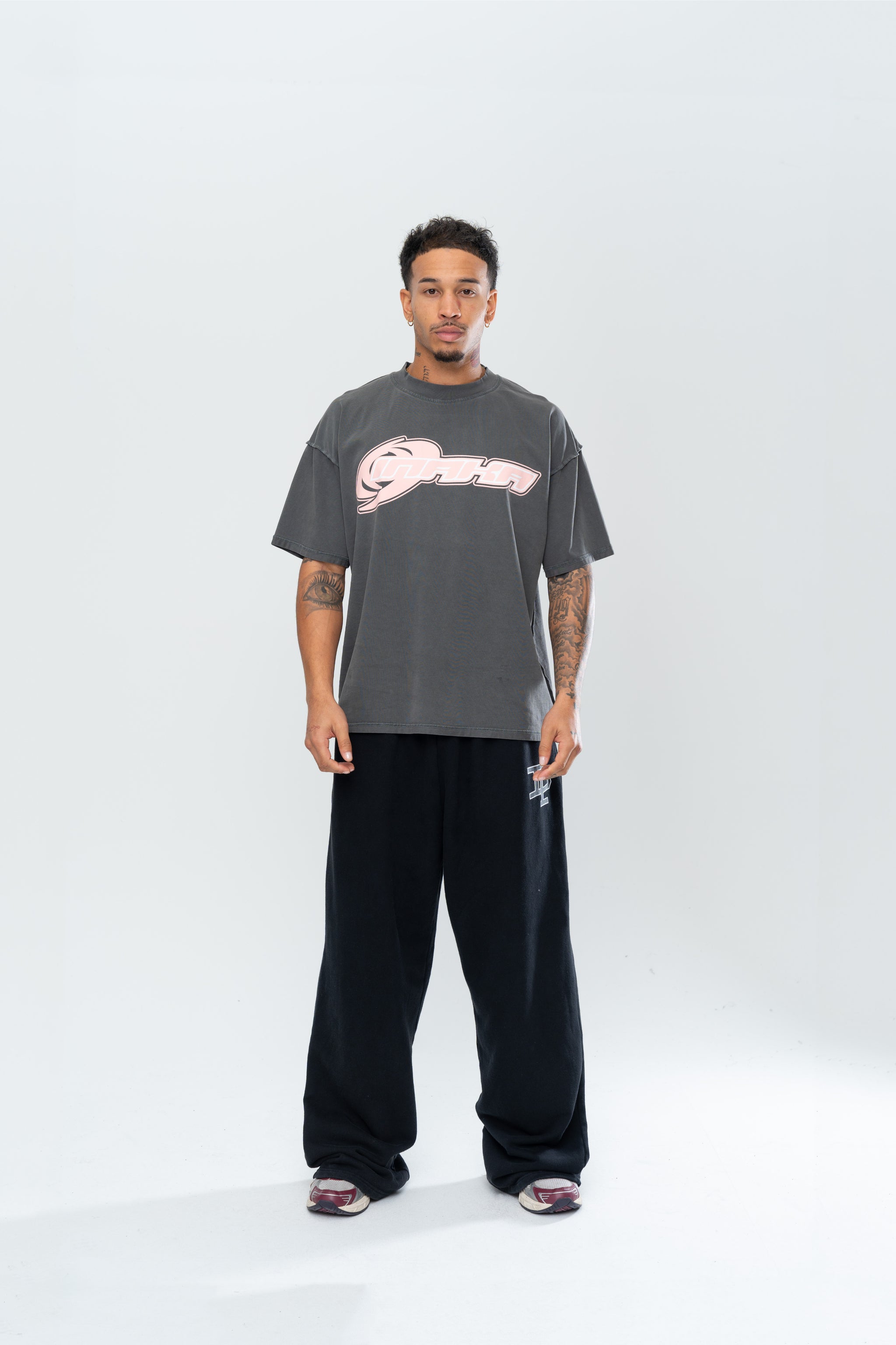 HYPERTEK REVERSE TEE - VINTAGE BLACK/PINK