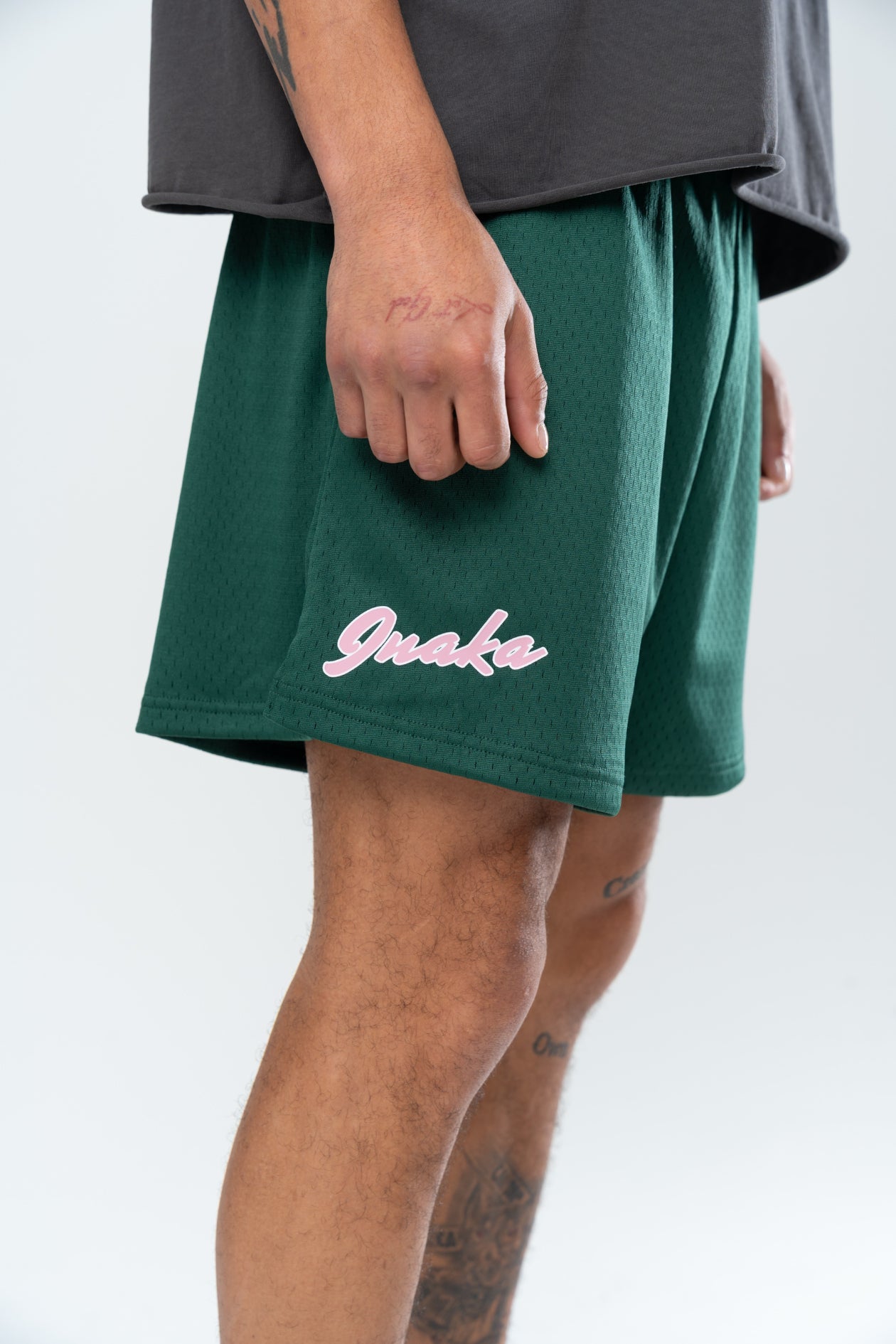 CLASSIC MESH SHORTS - FOREST GREEN