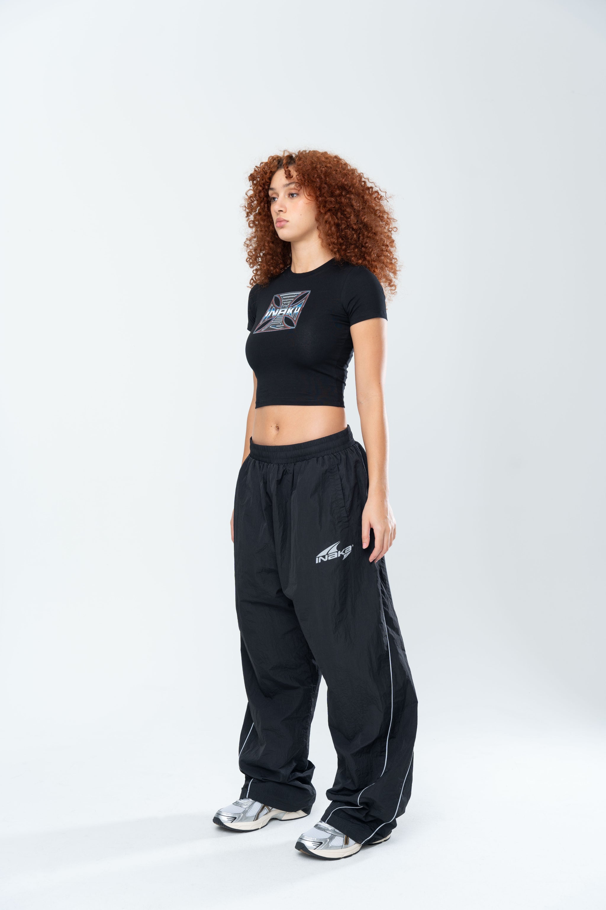 CHROME CHOPPER BABY TEE - BLACK