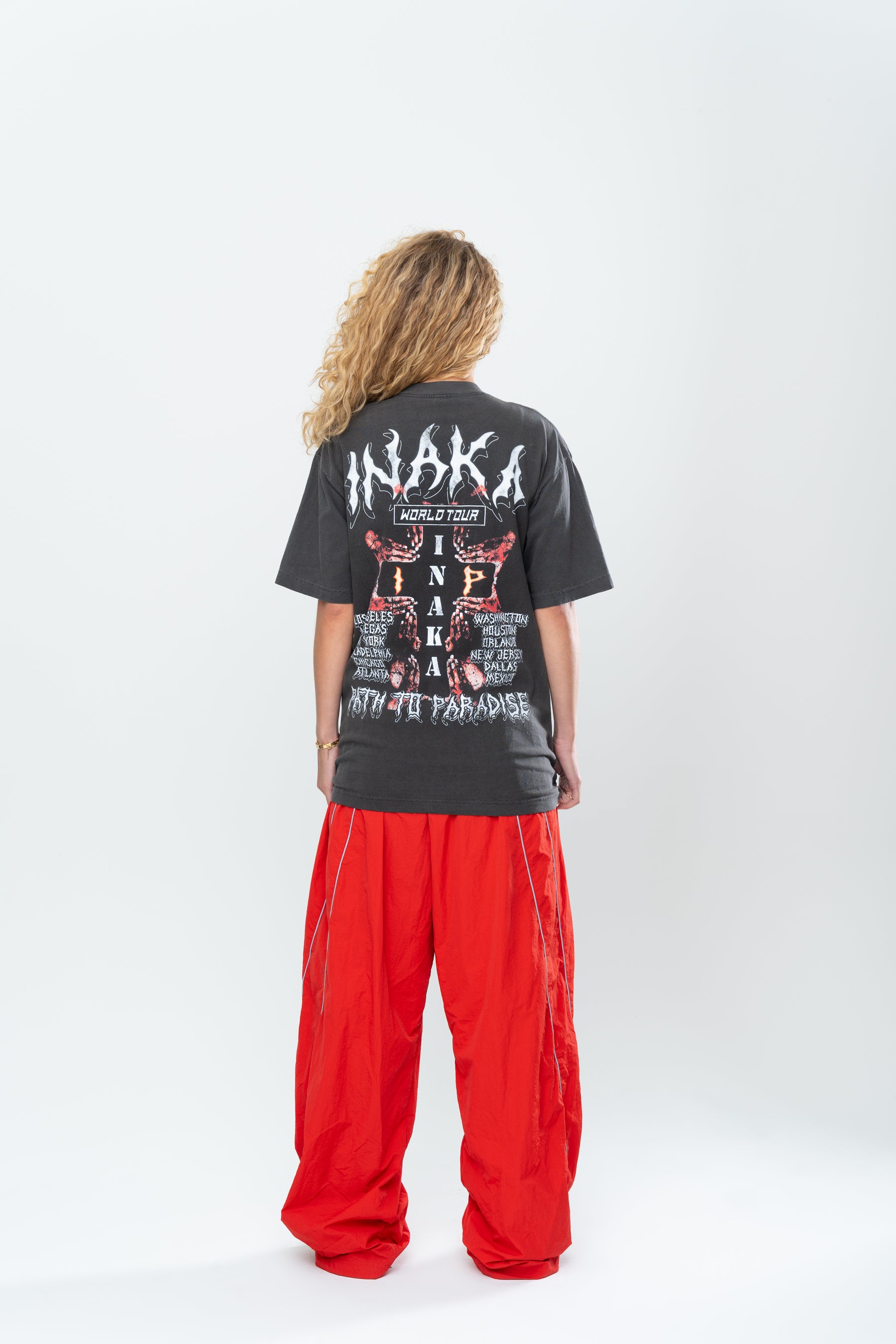 INAKA PATH TO PARADISE TEE - VINTAGE BLACK