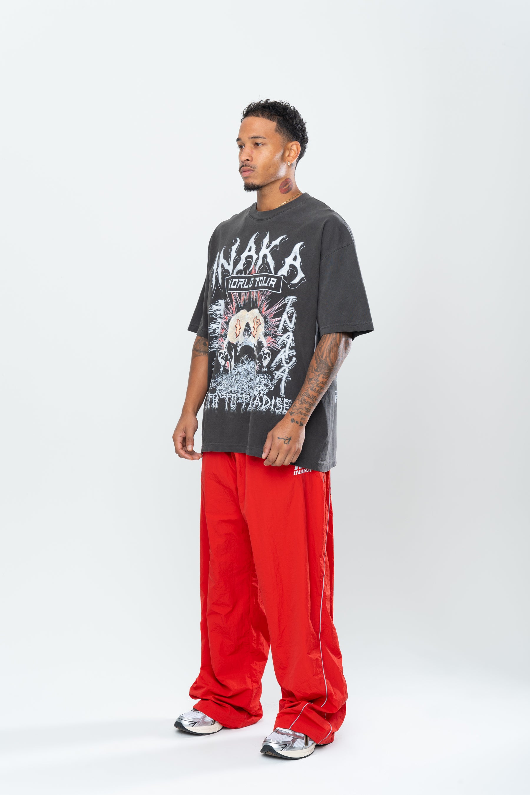 INAKA PATH TO PARADISE TEE - VINTAGE BLACK