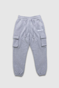 WOMENS FLEECE CARGOS - GREY