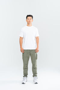 MEN'S PERFORMANCE TECH CARGO JOGGERS - OLIVE