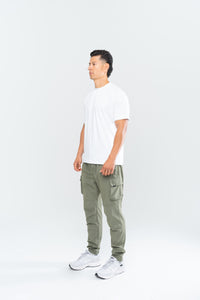 MEN'S PERFORMANCE TECH CARGO JOGGERS - OLIVE