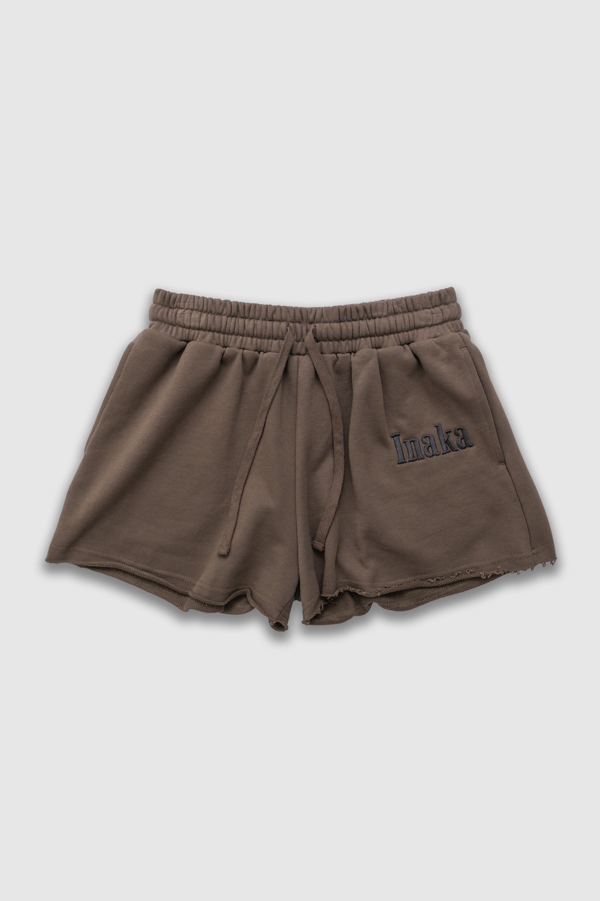 WOMENS FRENCH TERRY SHORTS - WOOD