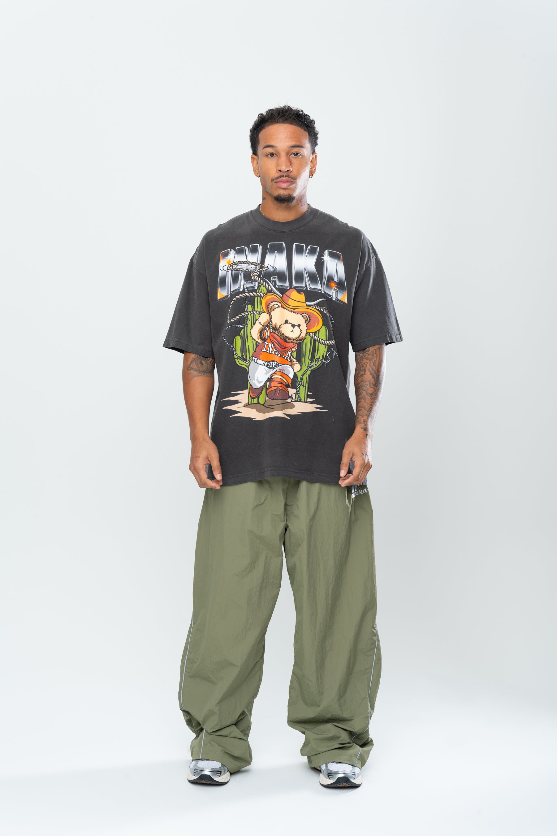 INAKA HOOK ‘EM TEDDY - VINTAGE BLACK