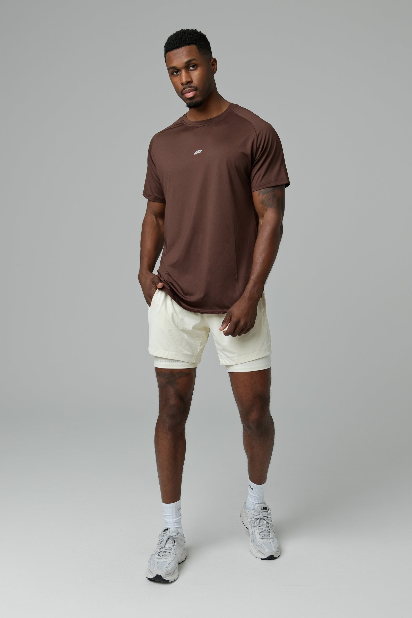 FREEFORM SHORT SLEEVE - COFFEE
