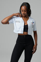 WOMEN'S IPRS CROPPED JERSEY - WHITE