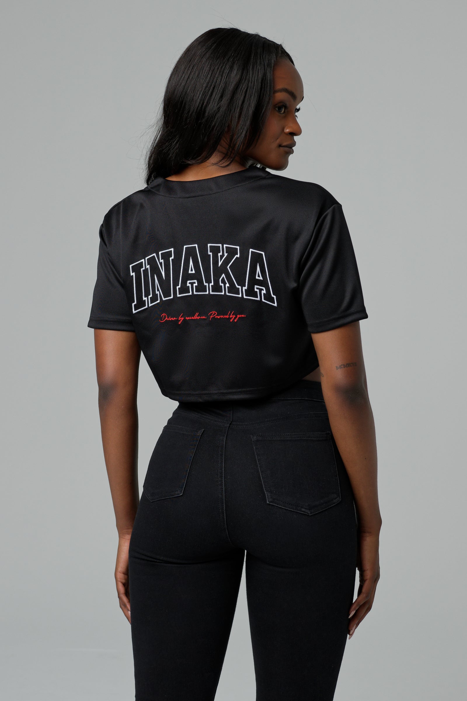 WOMEN'S IPRS CROPPED JERSEY - BLACK