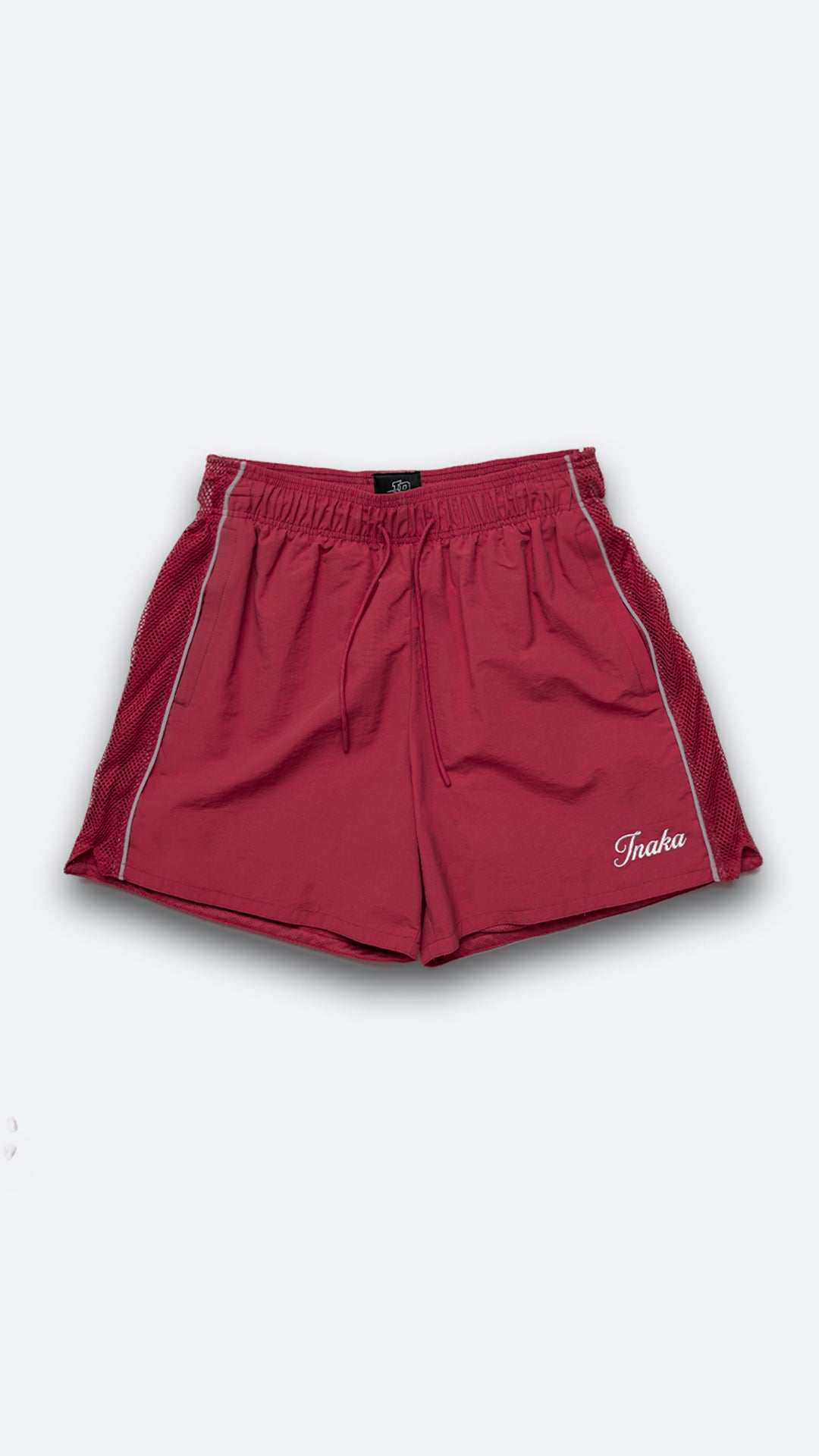 Red on sale nylon shorts