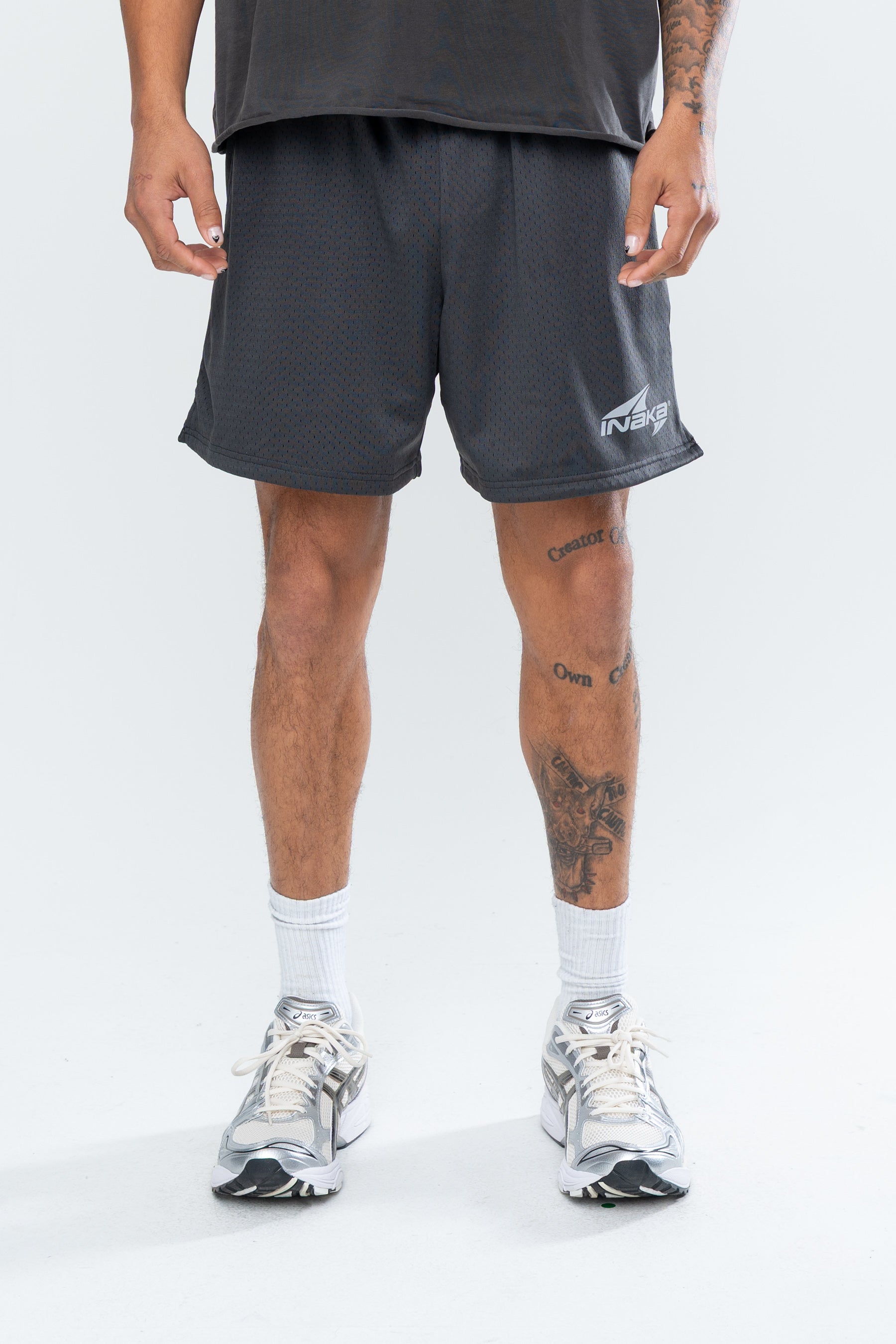 TUNDRA MESH SHORTS - ASPHALT